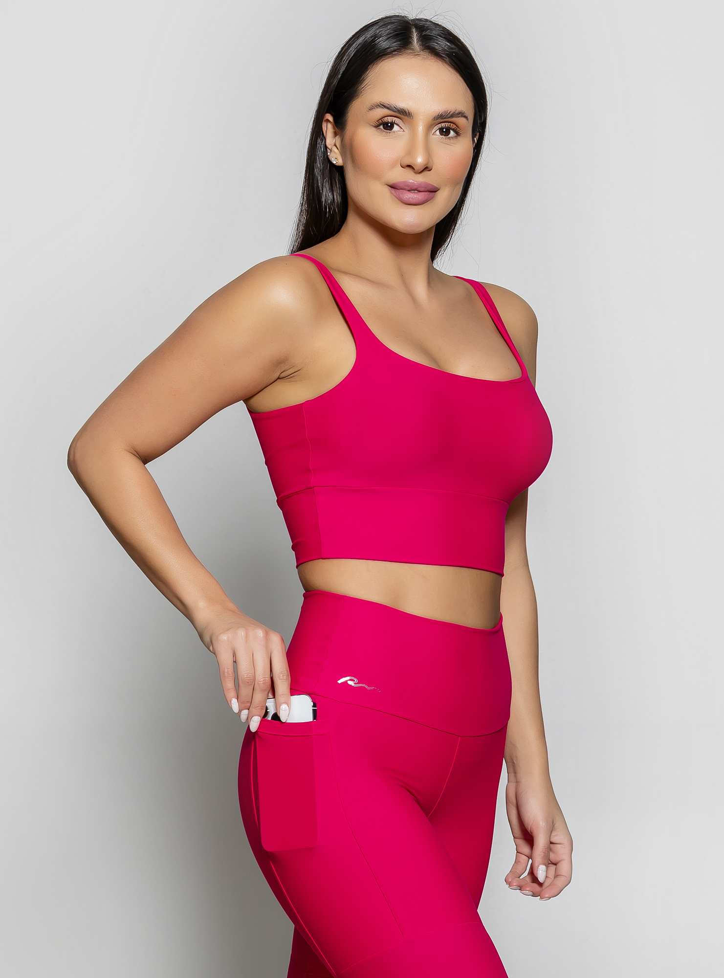 Top Alongado Essencial Rosa 09
