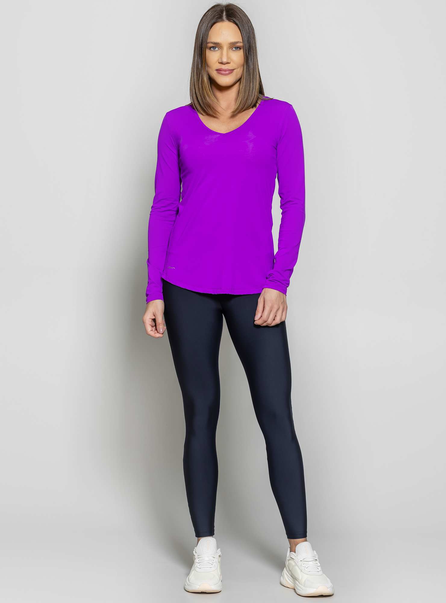 Blusa Alongada Essencial Roxo 18