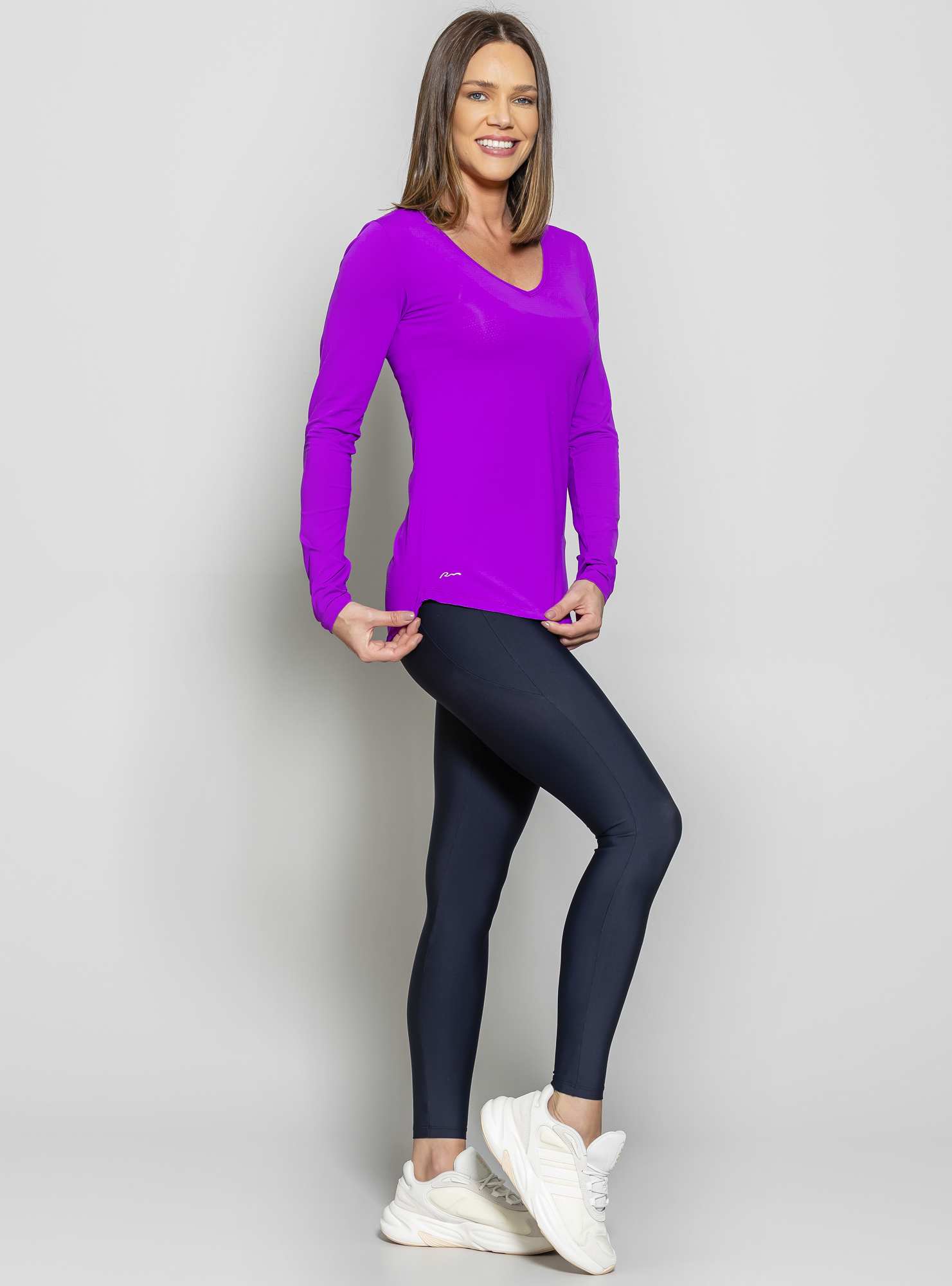 Blusa Alongada Essencial Roxo 18
