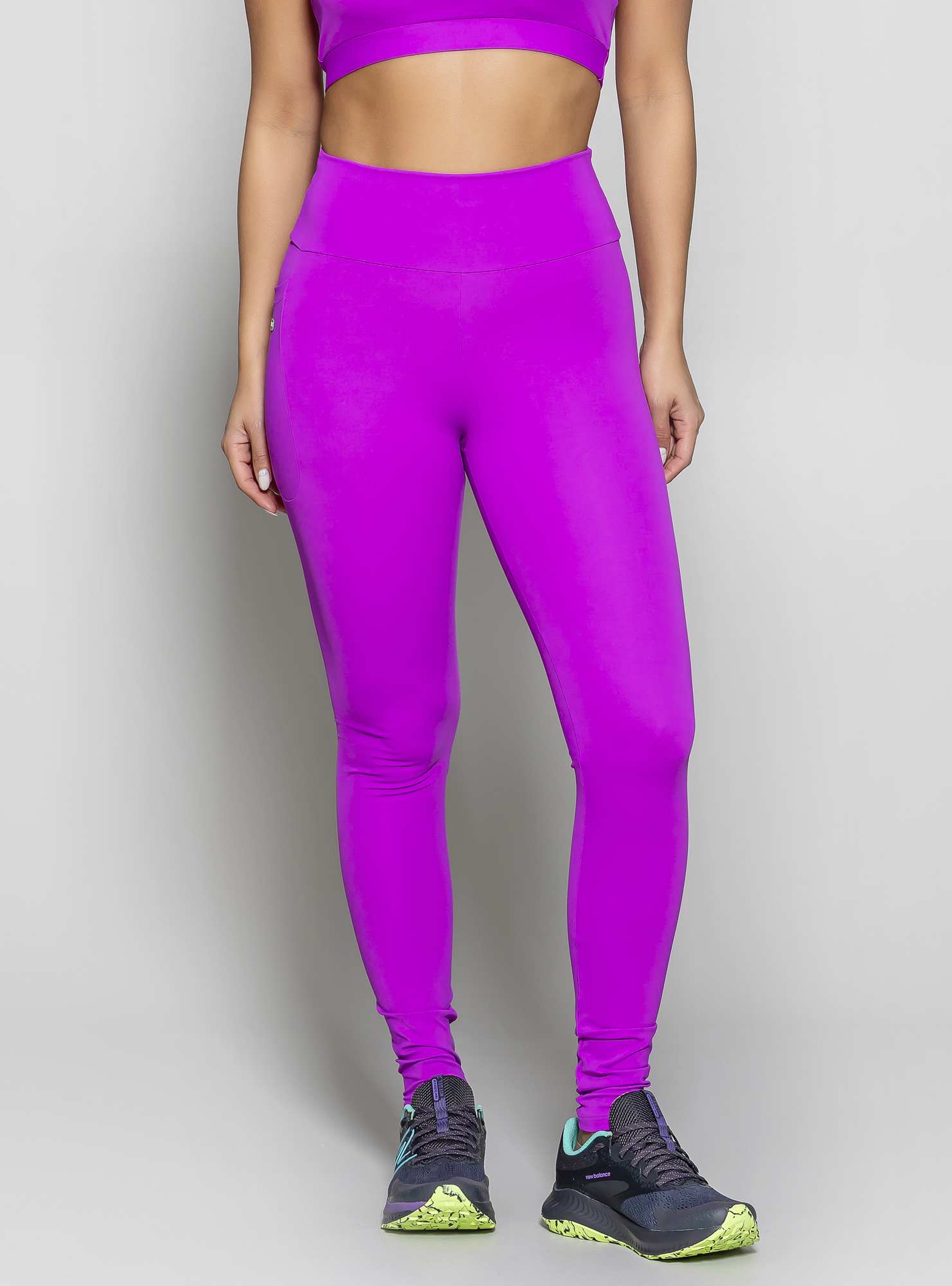Legging Com Bolso Essencial Roxo 13