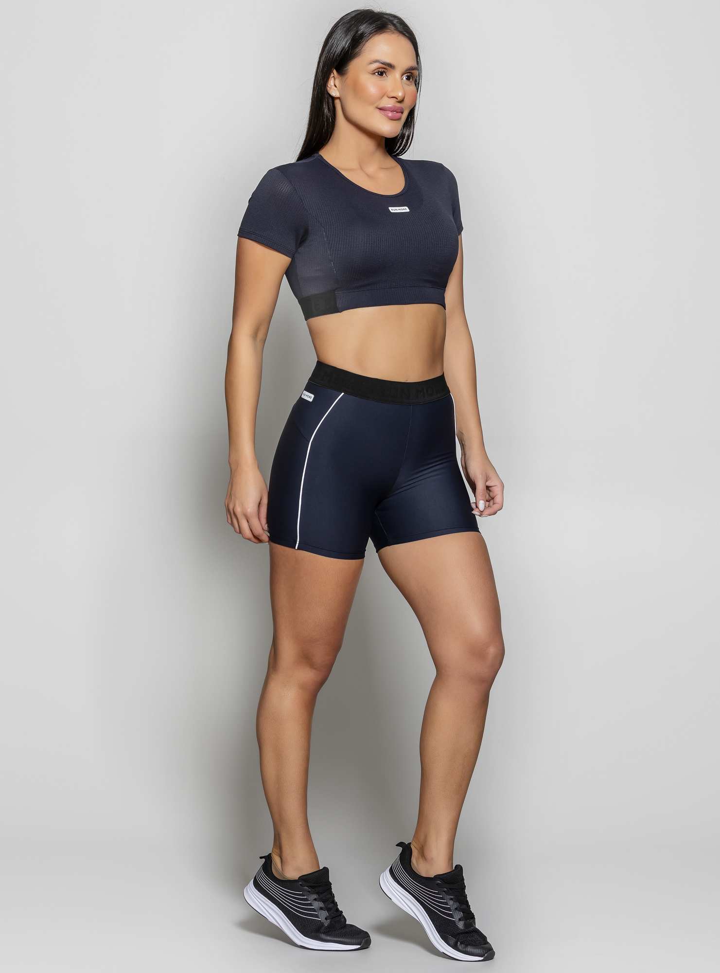 Blusa Cropped Movement Preto