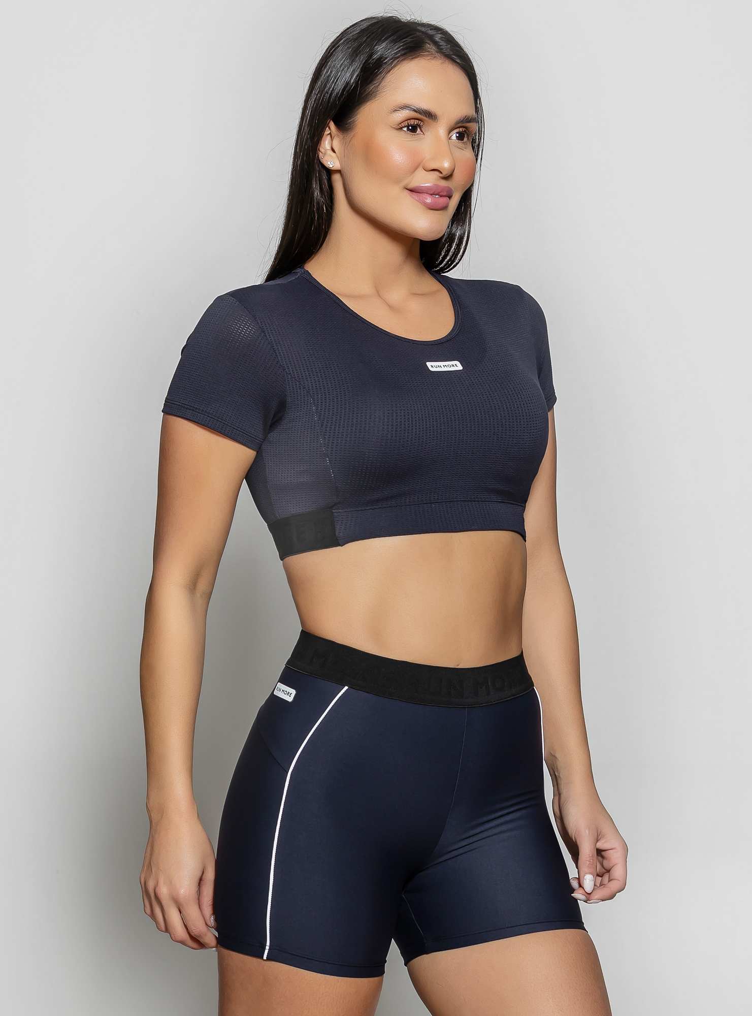 Blusa Cropped Movement Preto
