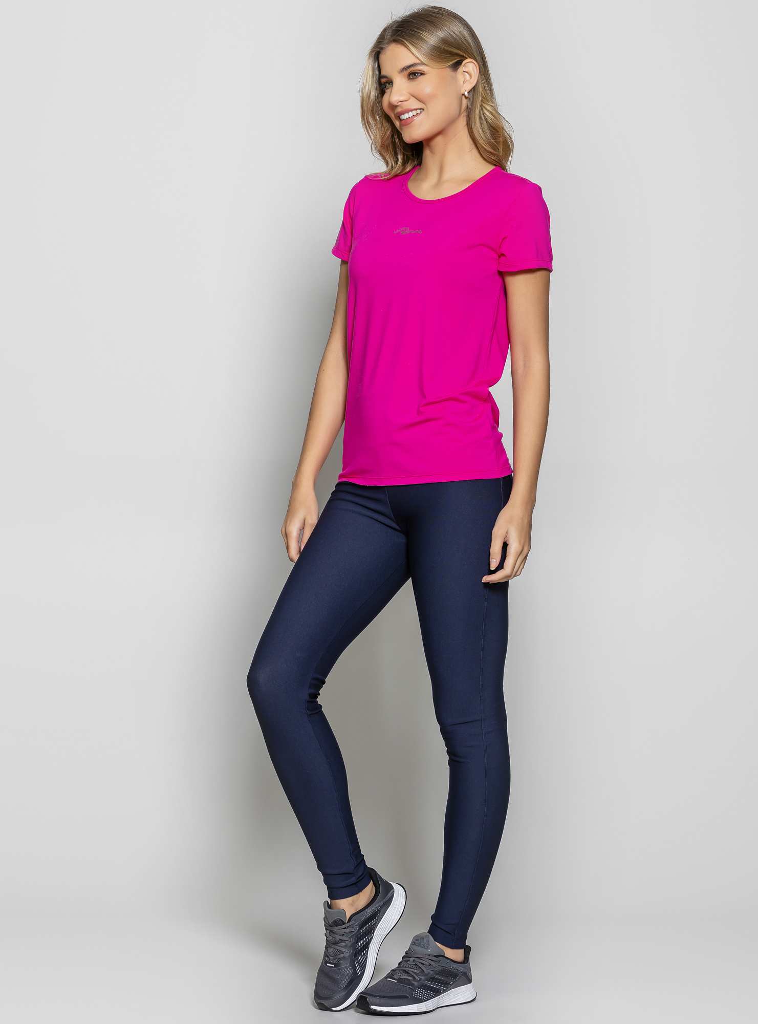 T-Shirt Malha Viscose Athleisure Rosa 07