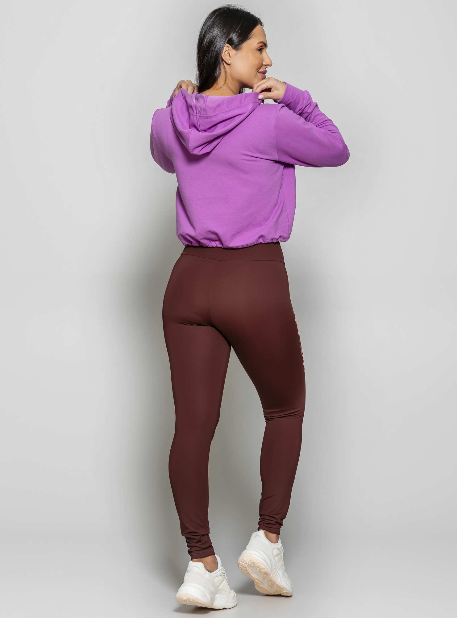 Blusão Cropped Moletinho Roxo 06