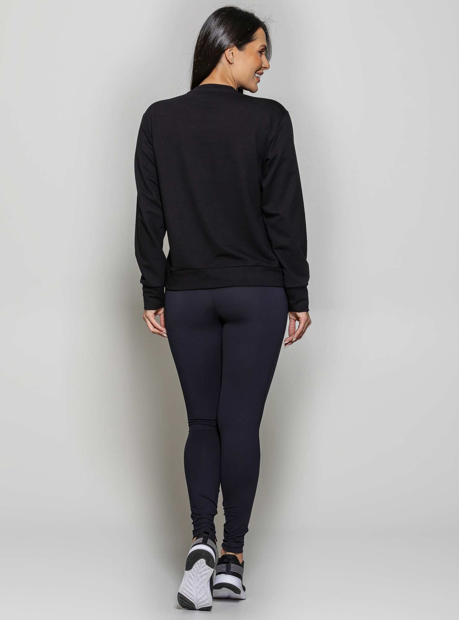 Blusão Gradient Preto / Branco