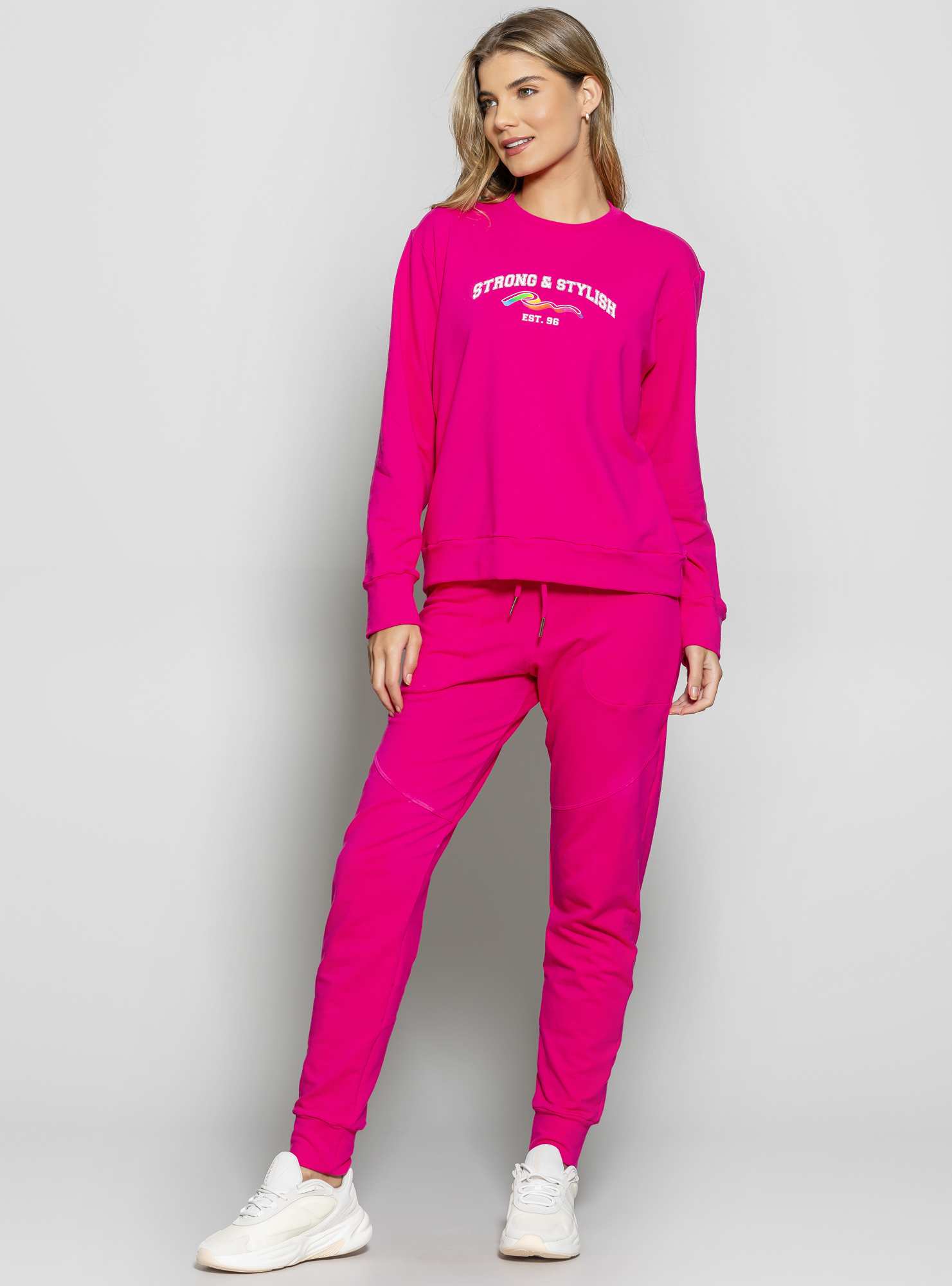 Blusão Gradient Rosa 07 / Branco