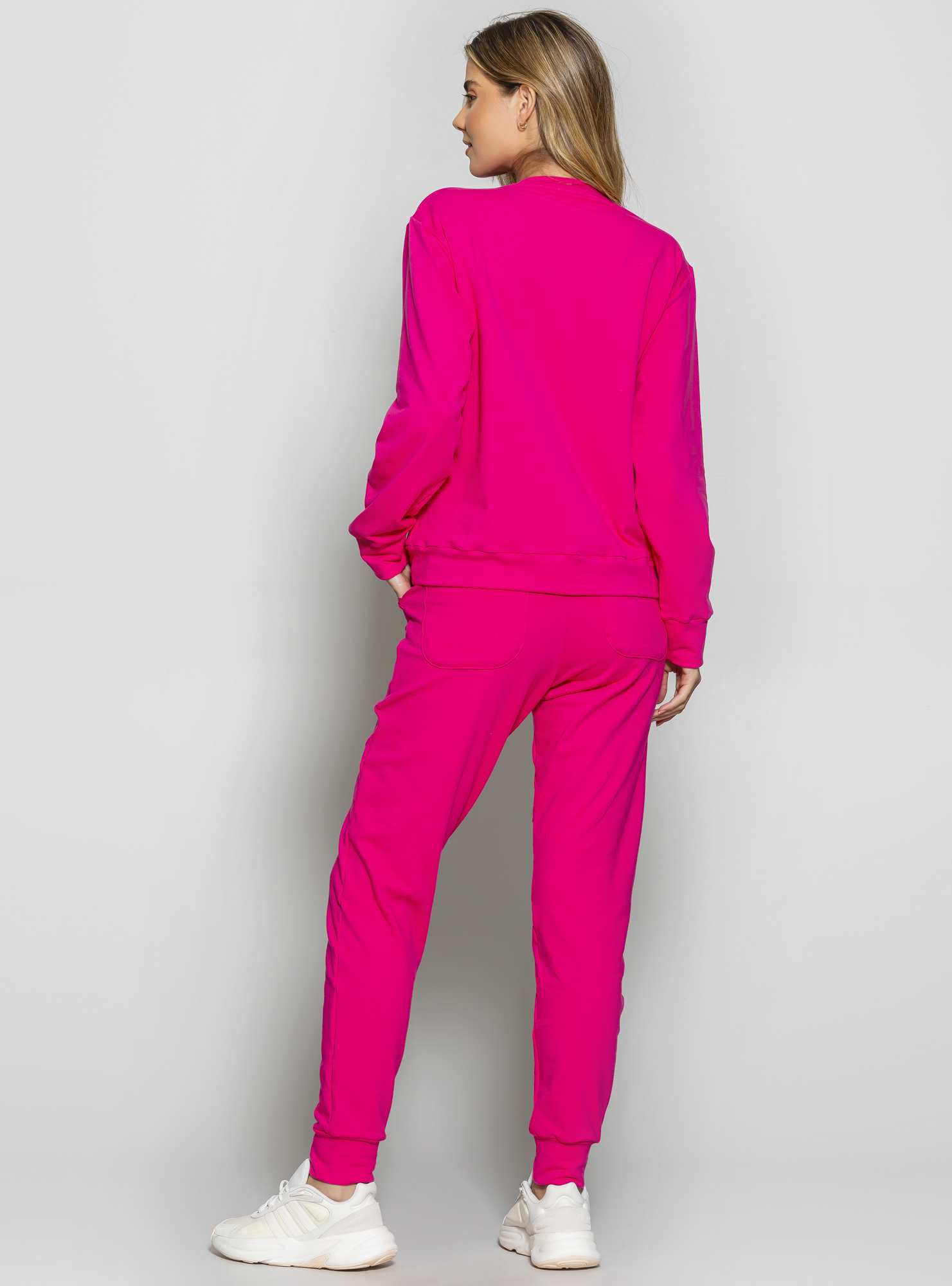 Blusão Gradient Rosa 07 / Branco