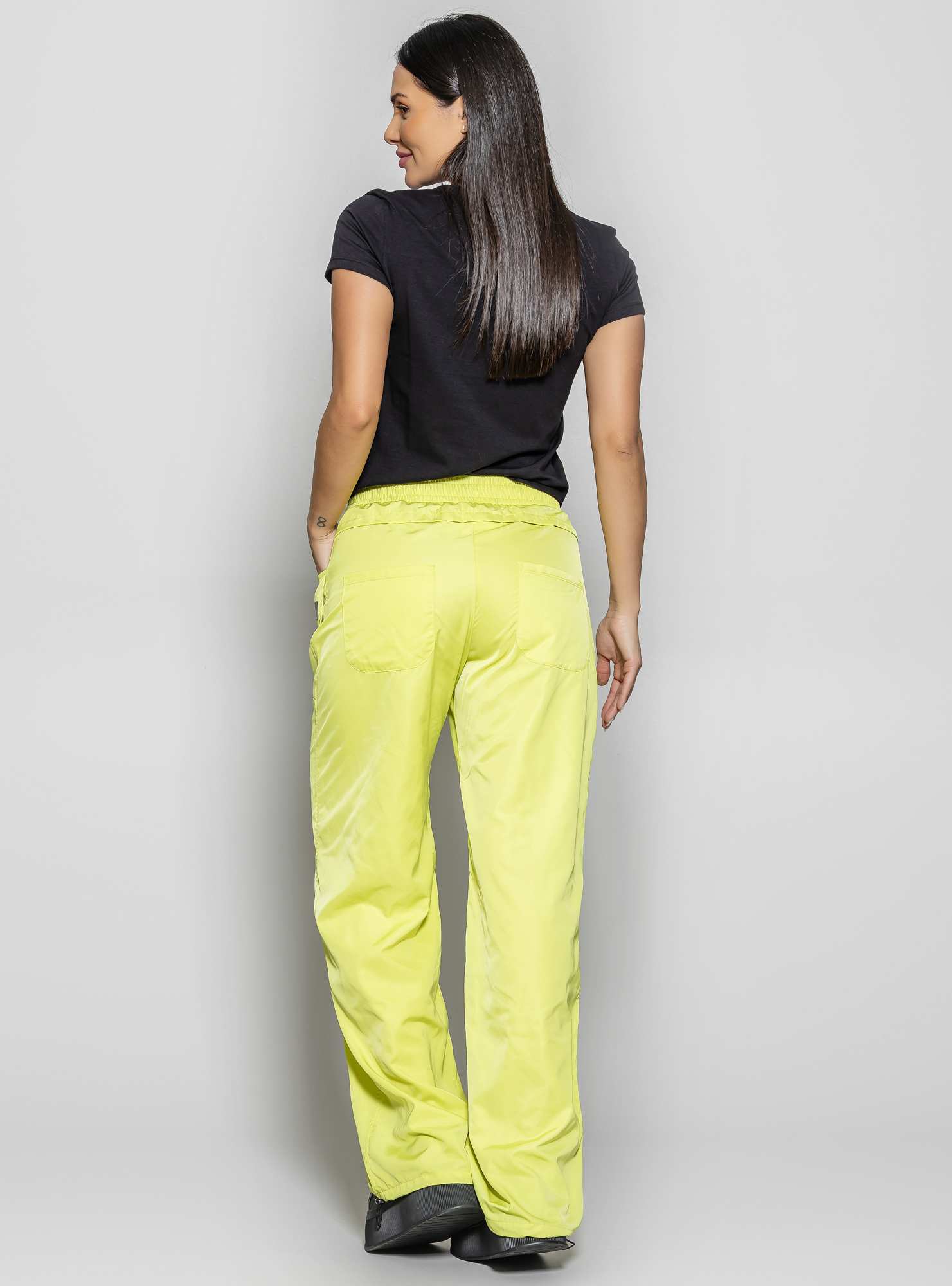 Calça Wide Leg Sporty Urban Verde 03