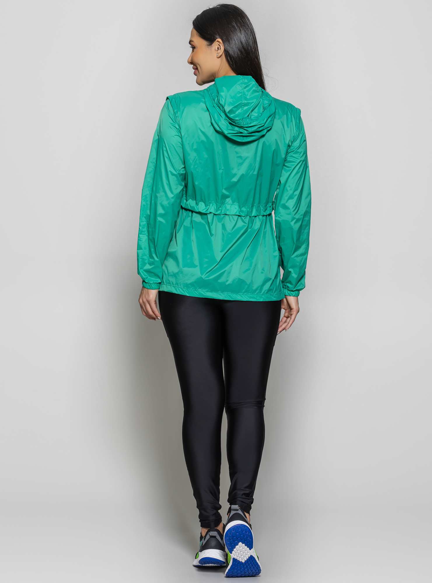 Jaqueta Alongada Utility Verde 39