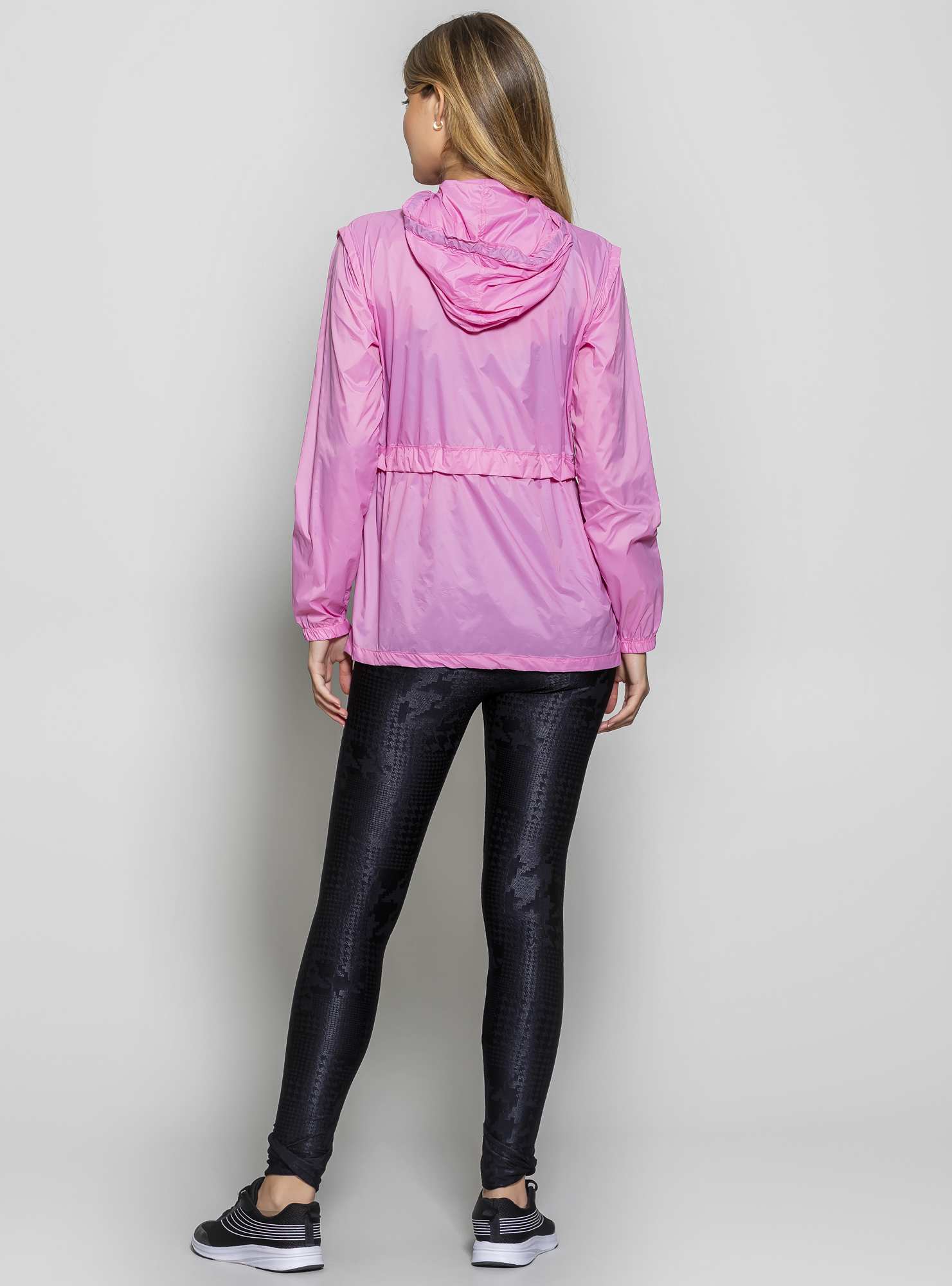 Jaqueta Alongada Utility Rosa 16