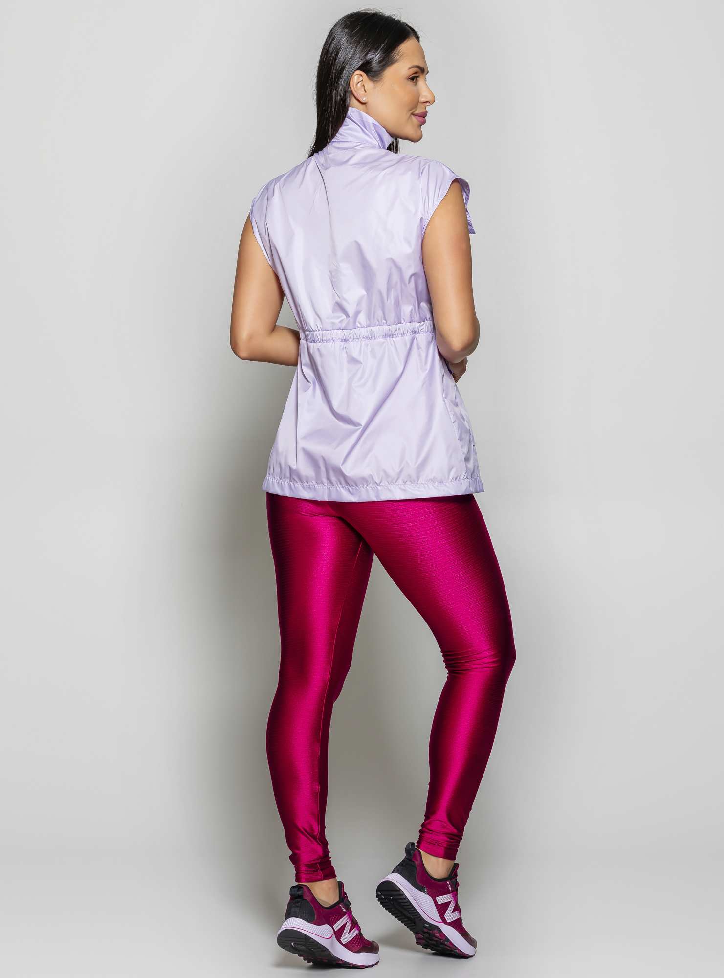 Colete Alongado Utility Roxo 21
