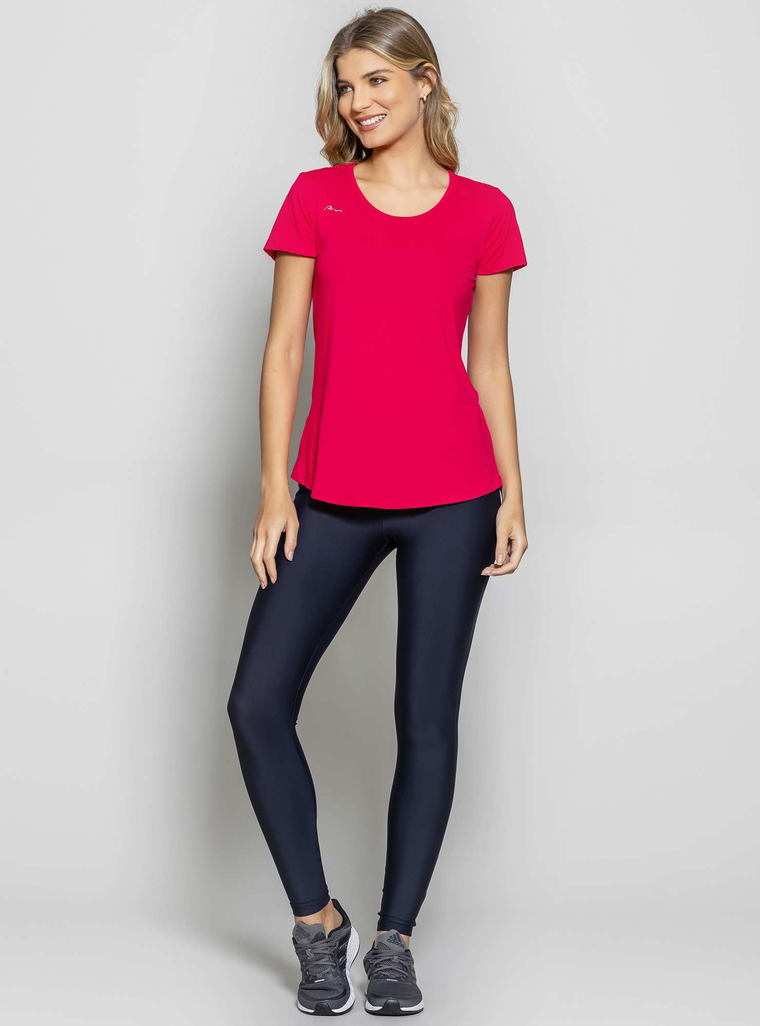 Blusa Alongada Essencial Rosa 07