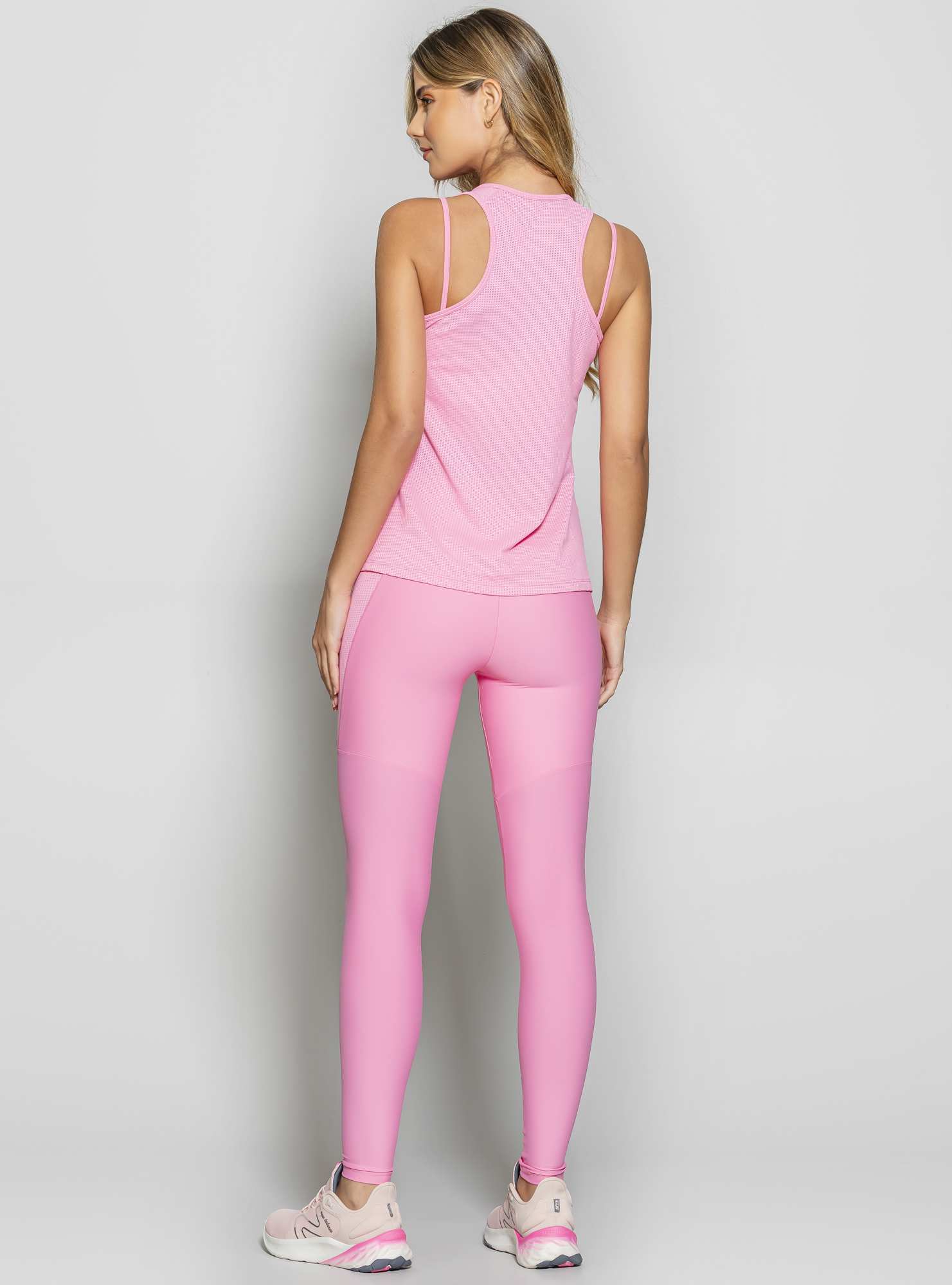 Regata Alongada Essencial Rosa 18