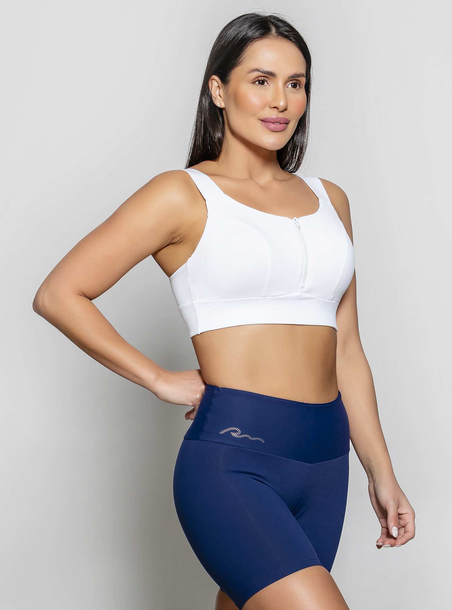 Top para Seios Grandes Essencial Branco