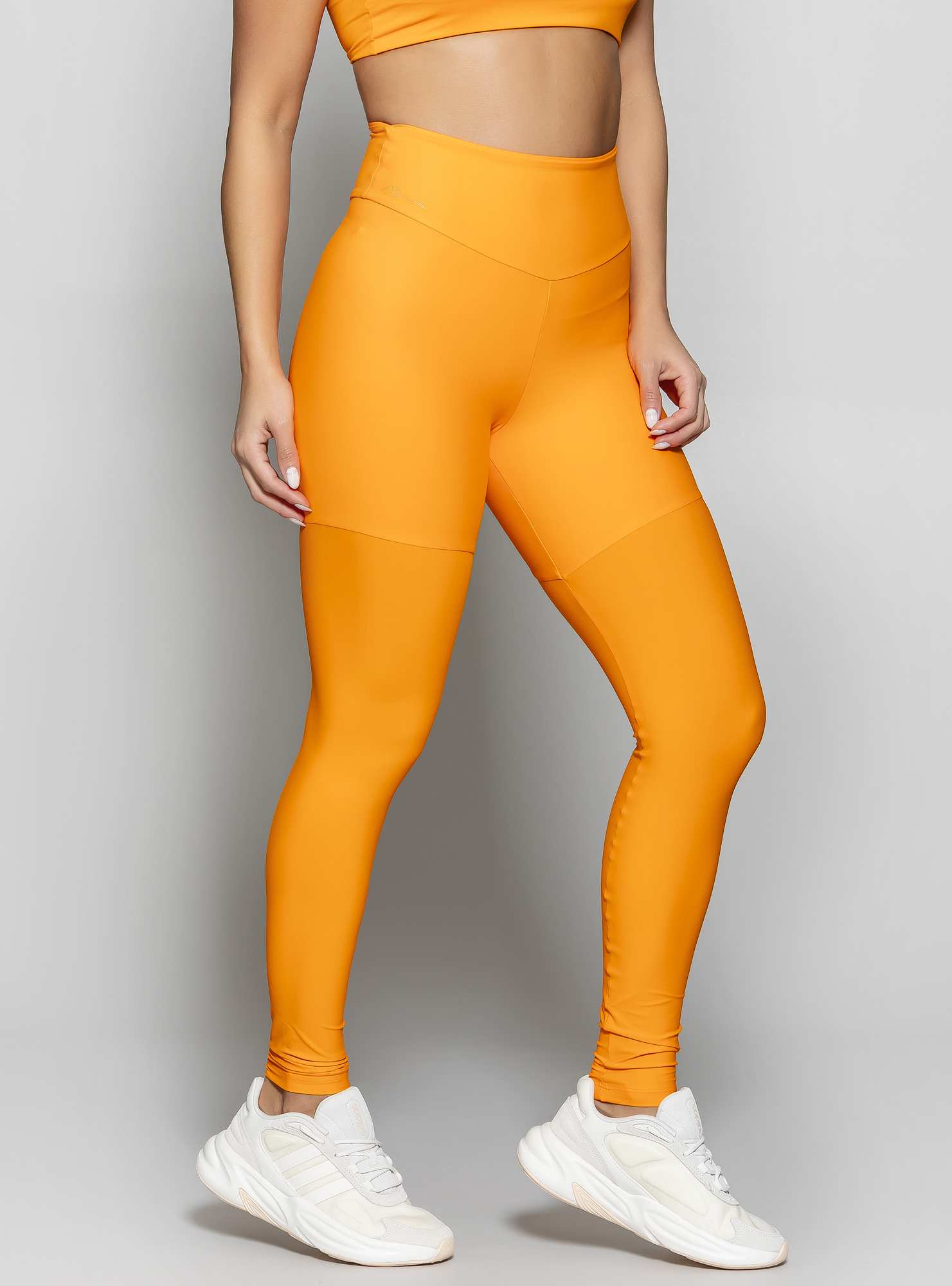 Legging Cintura Alta Blocking Laranja 21