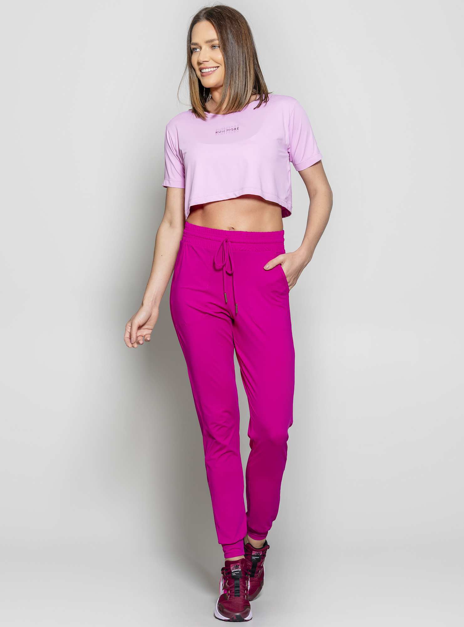 Calça Jogger Leveza Rosa 89