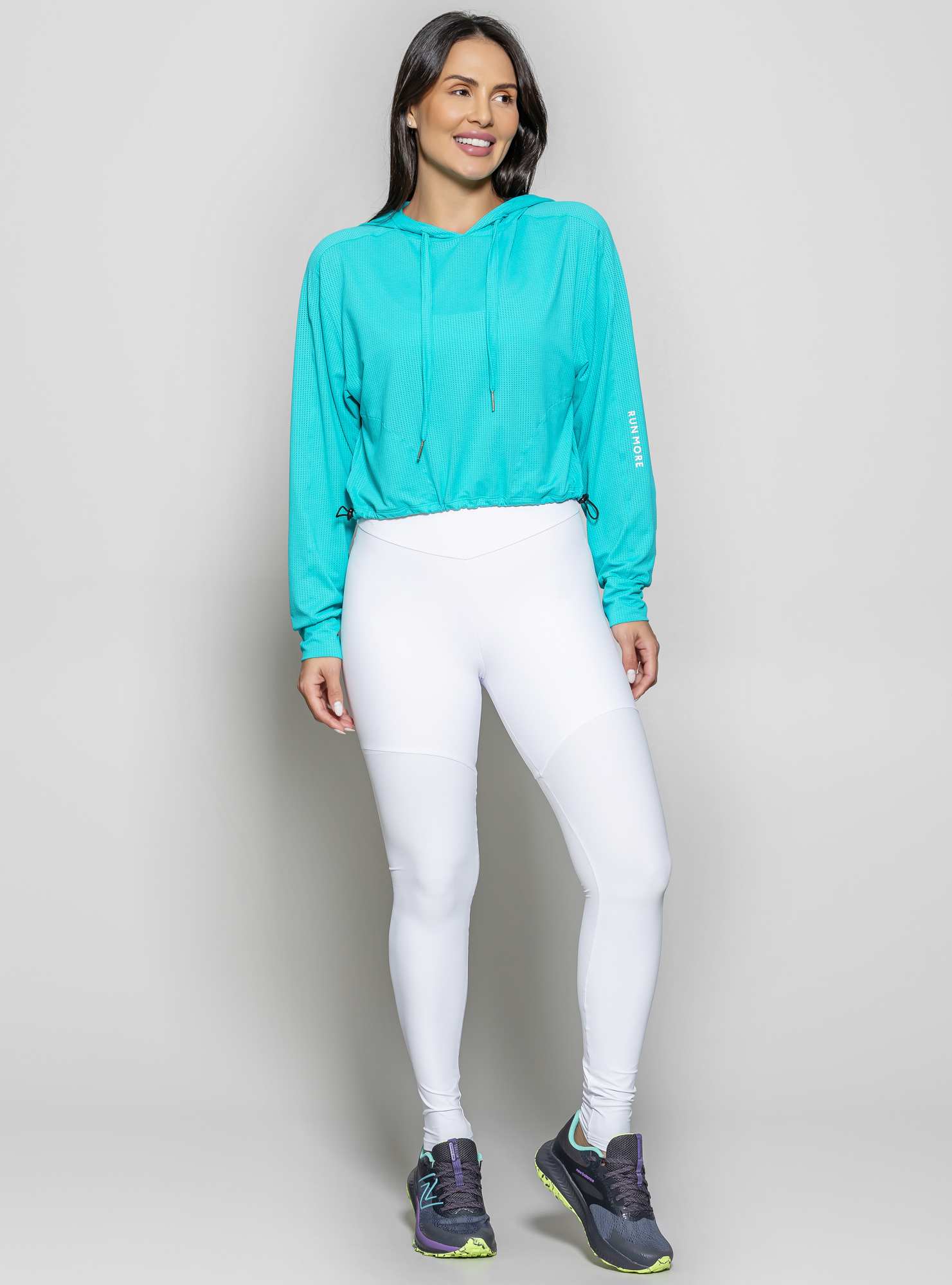 Blusão Max Fresh com Capuz Azul 04