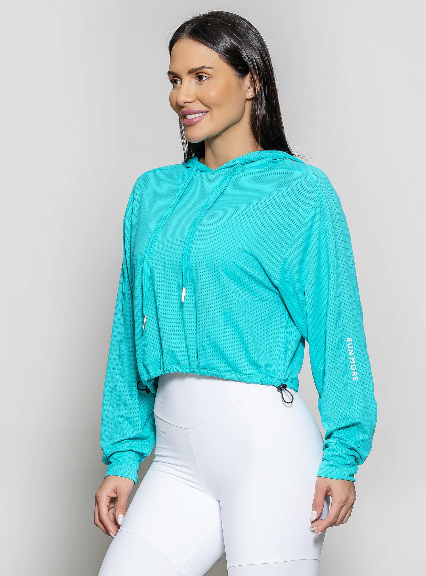 Blusão Max Fresh com Capuz Azul 04