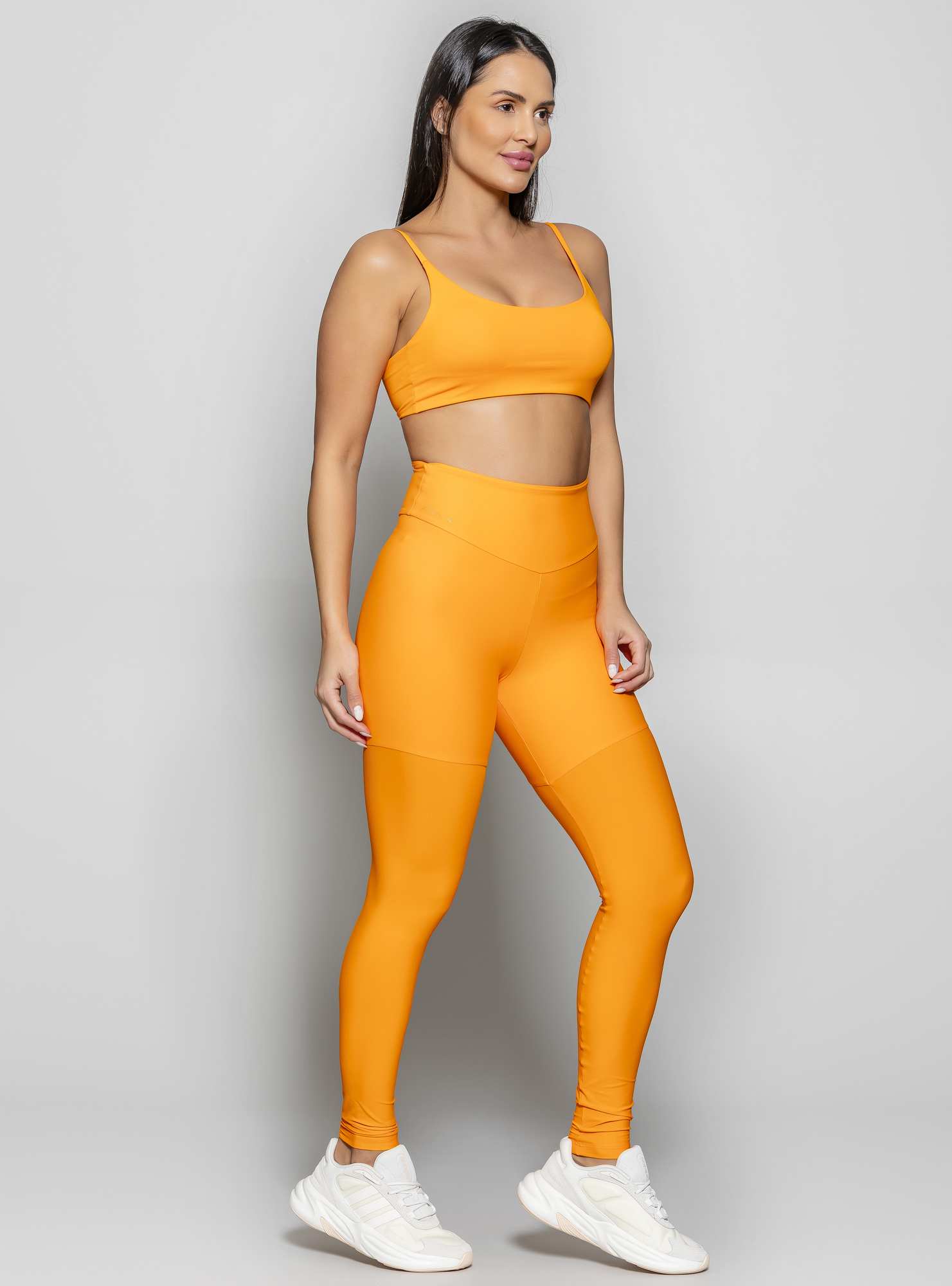 Top Faixa Com Alças Essencial Laranja 21