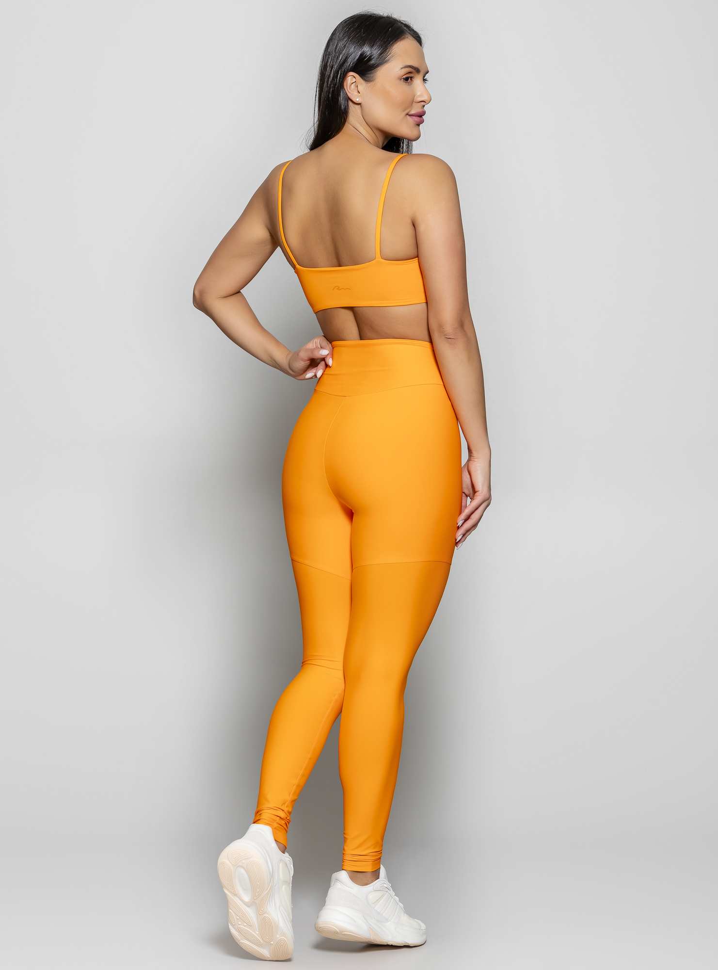 Top Faixa Com Alças Essencial Laranja 21