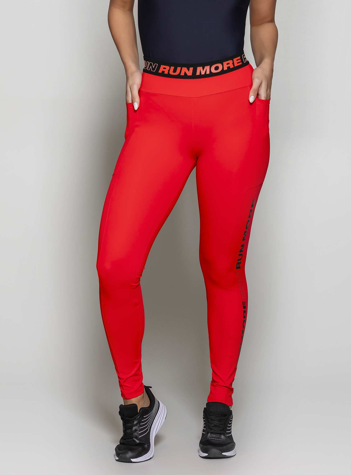 Legging Sporty Set Vermelho 03 / Preto 02