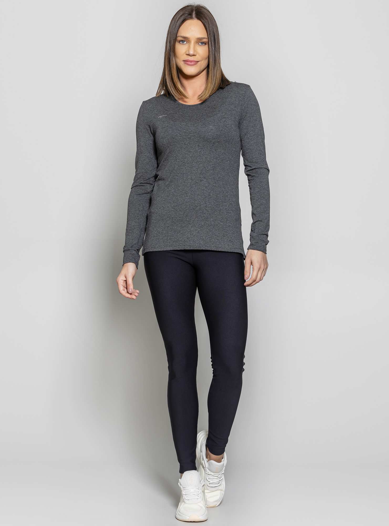 Blusa Alongada Athleisure Mescla 75