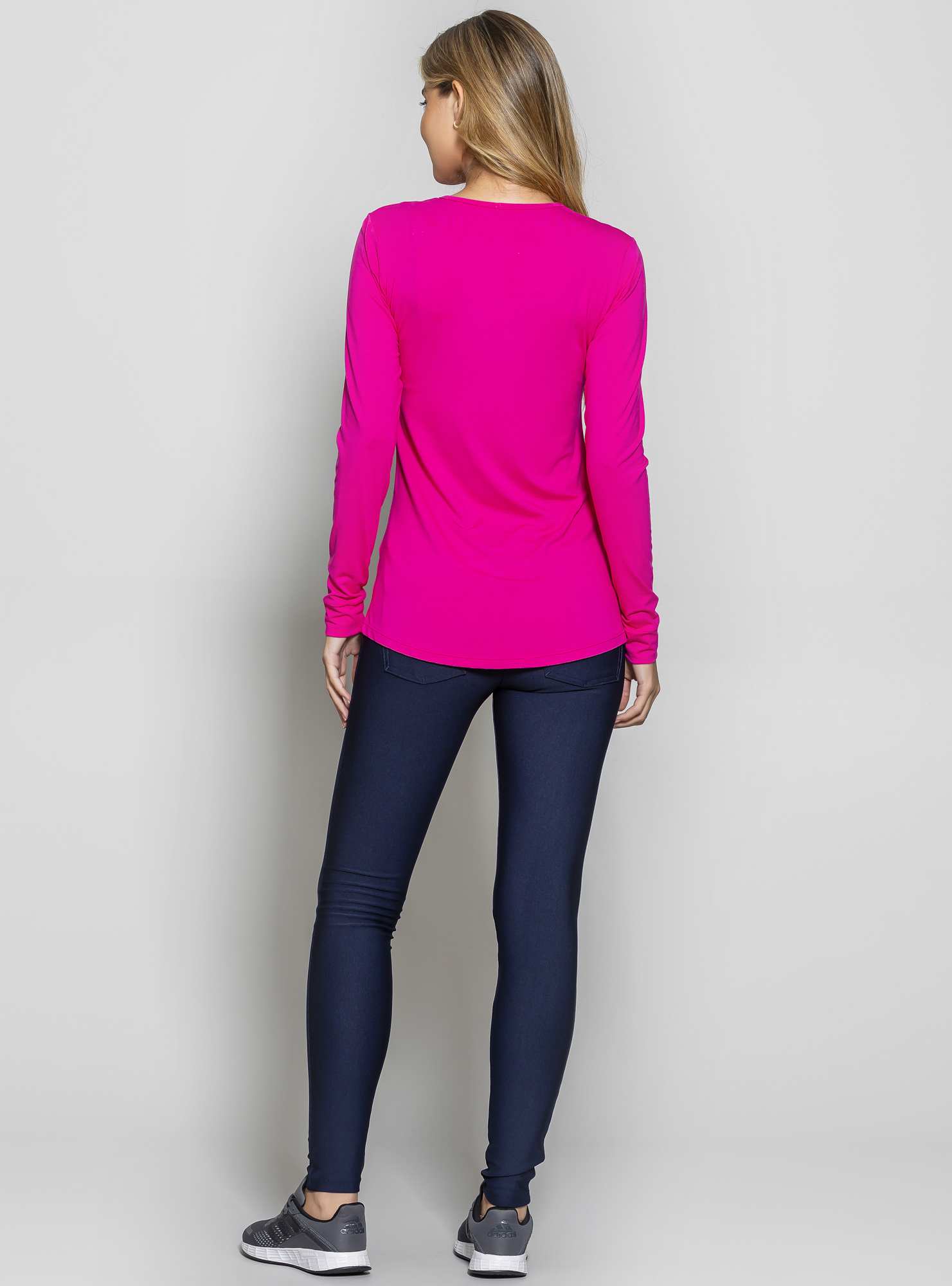 Blusa Alongada Athleisure Rosa 07