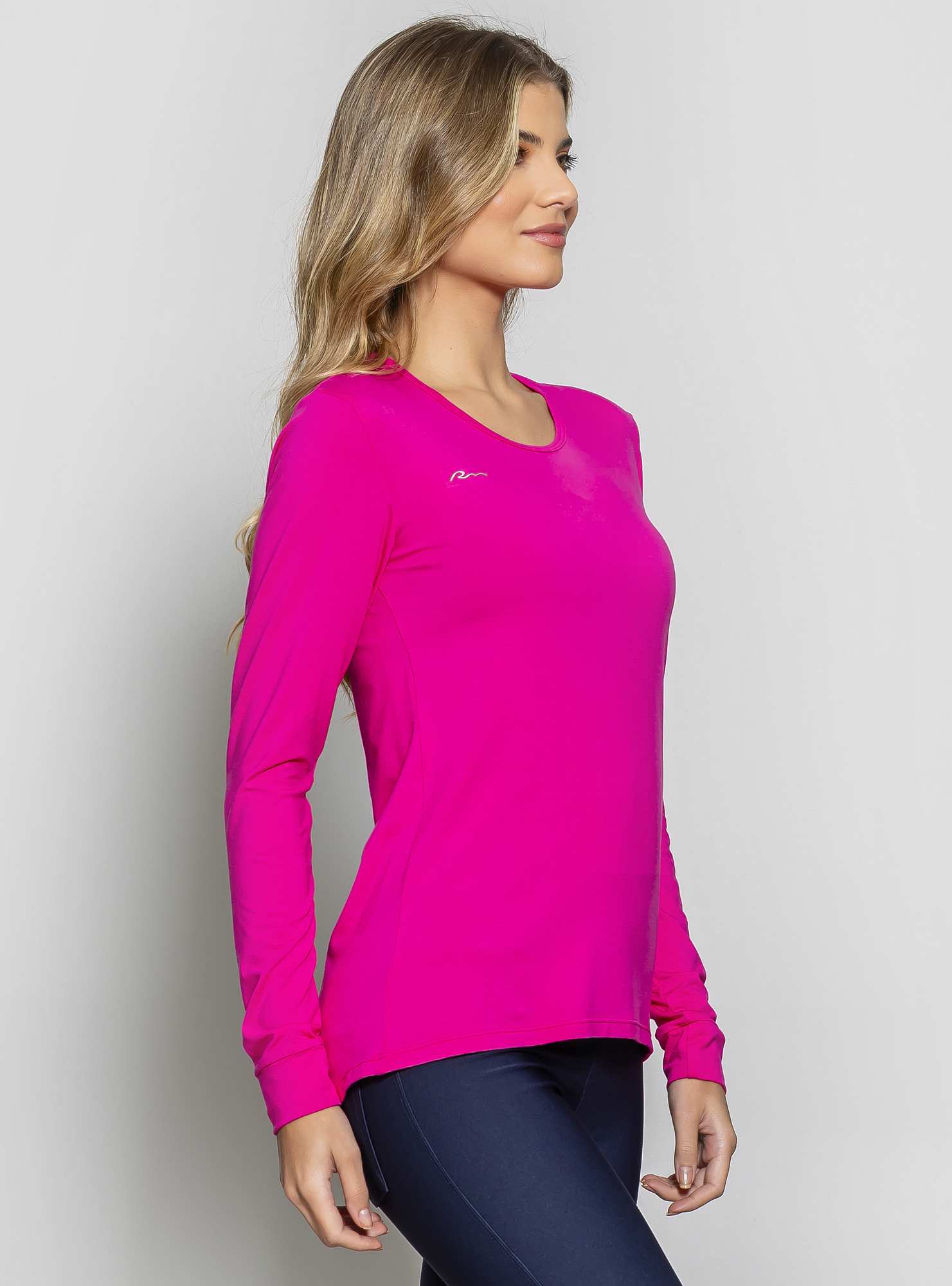 Blusa Alongada Athleisure Rosa 07