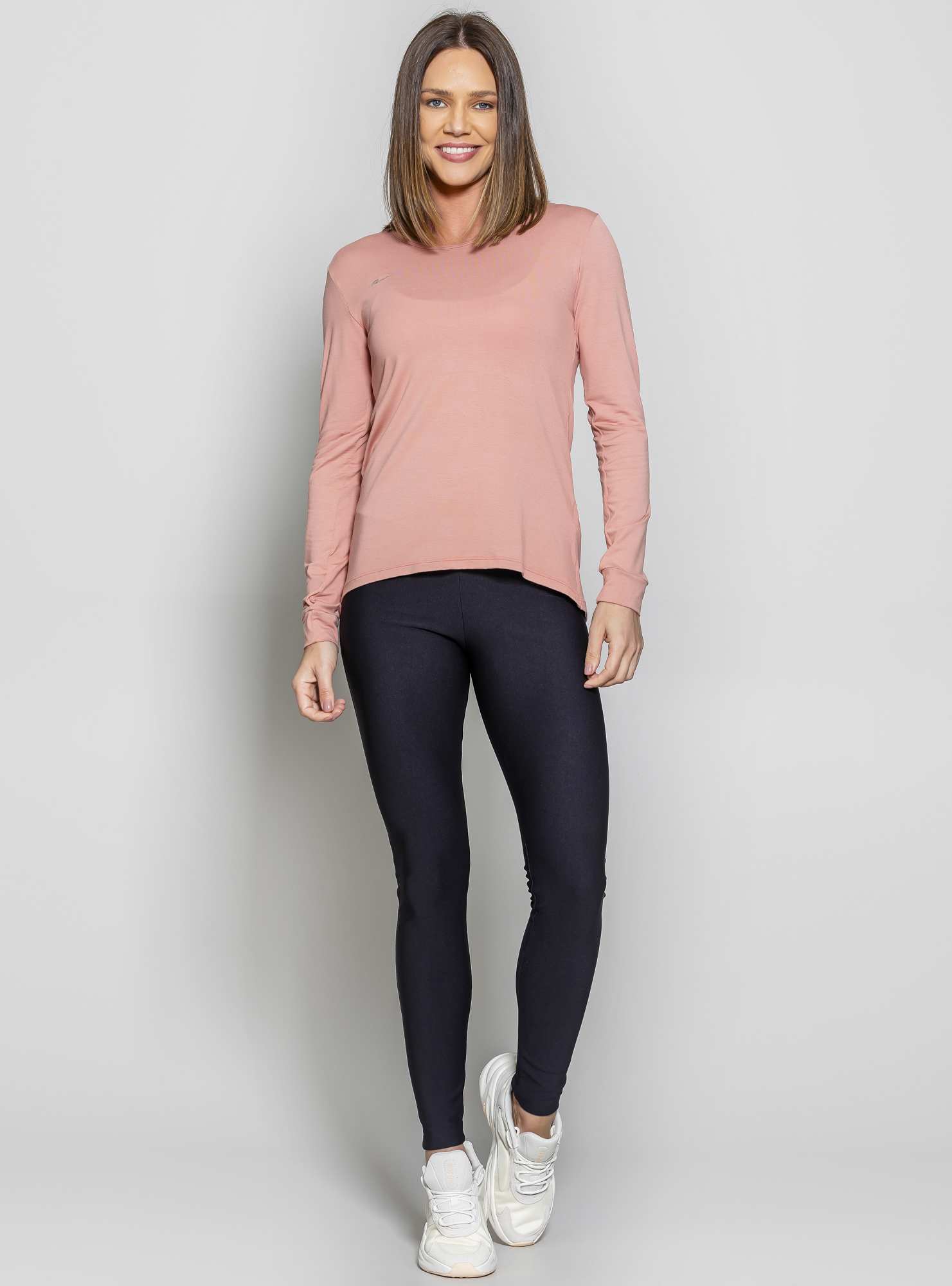 Blusa Alongada Athleisure Rosa 26