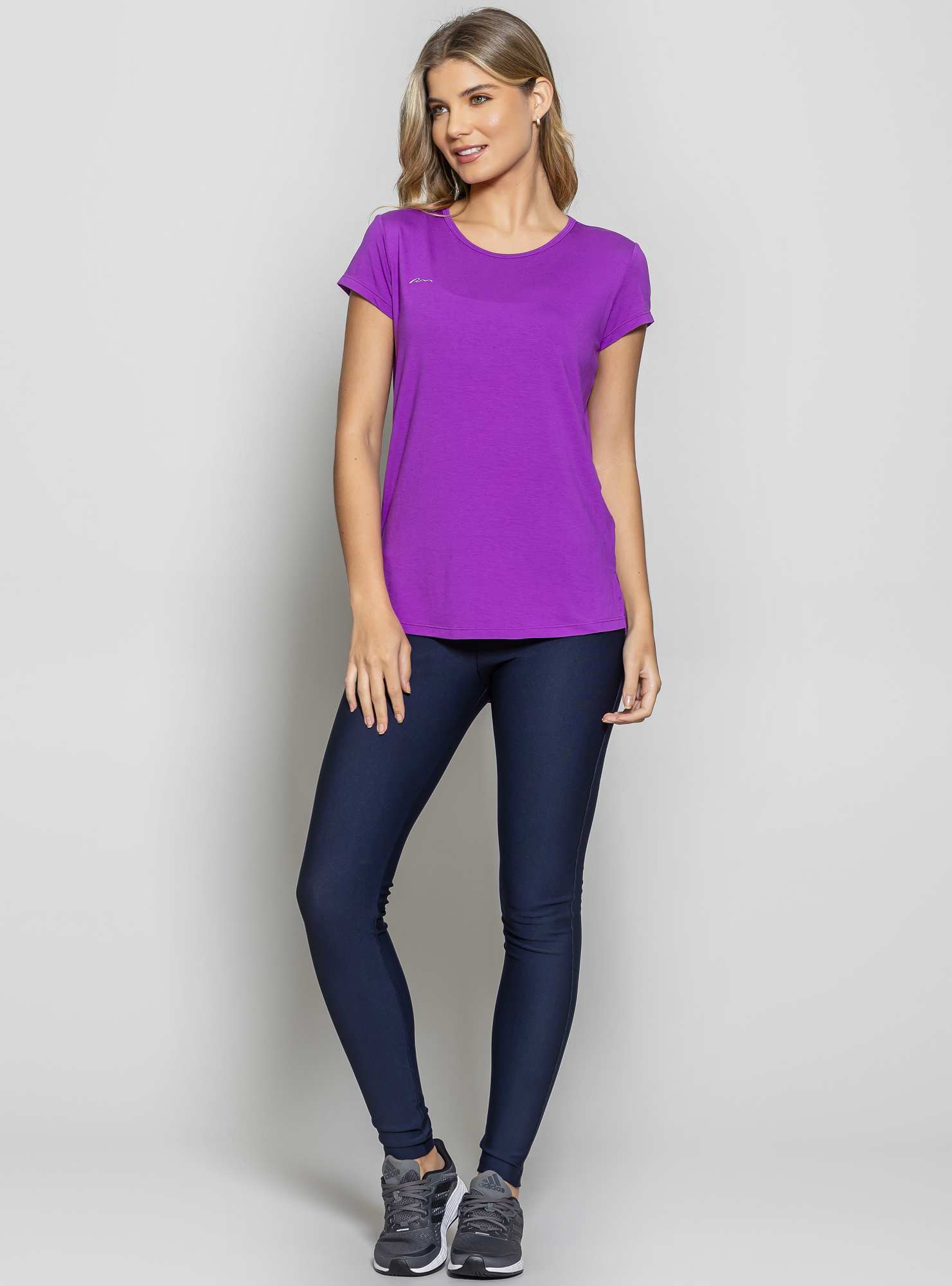 Blusa Alongada Athleisure Roxo 07