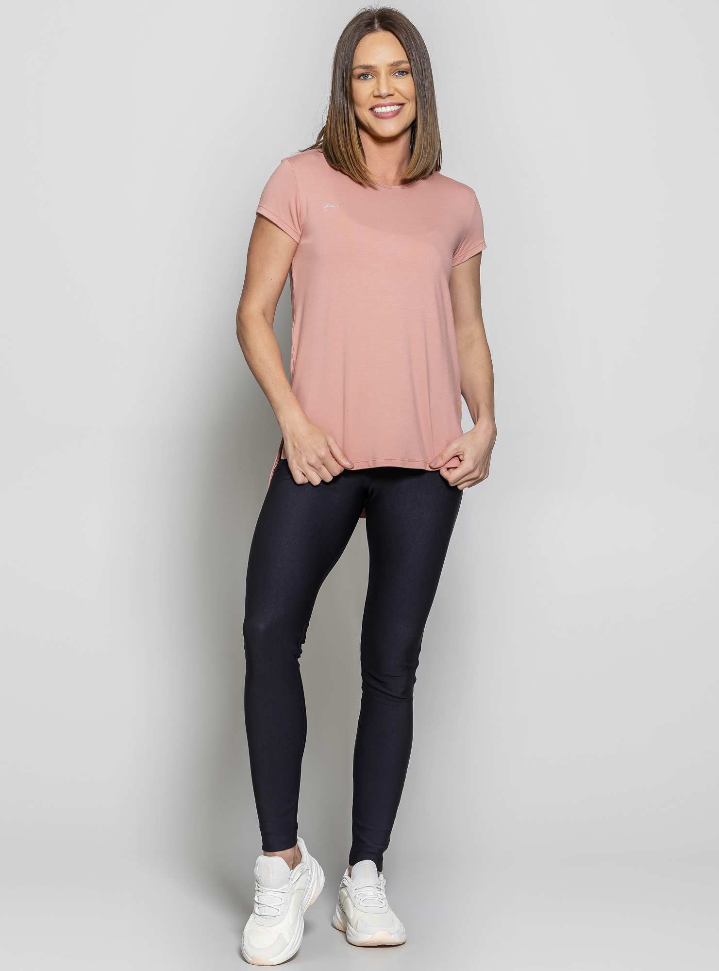 Blusa Alongada Athleisure Rosa 26