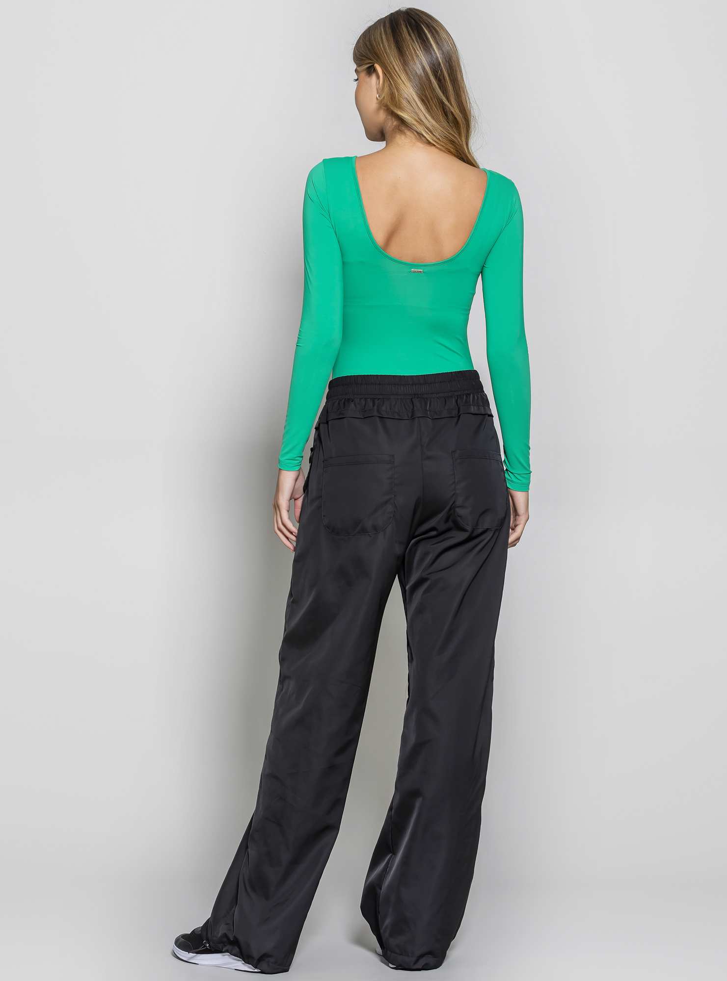 Body Manga Longa Verde 39