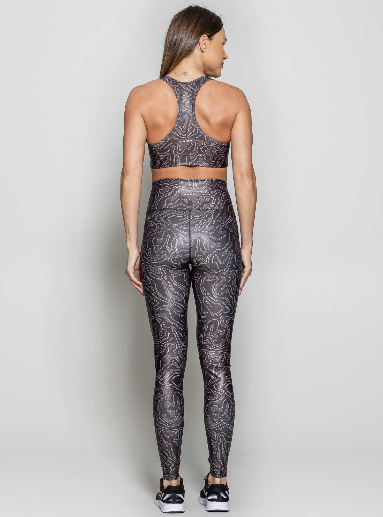 Legging Reversível Cintura Alta Print Suf 080