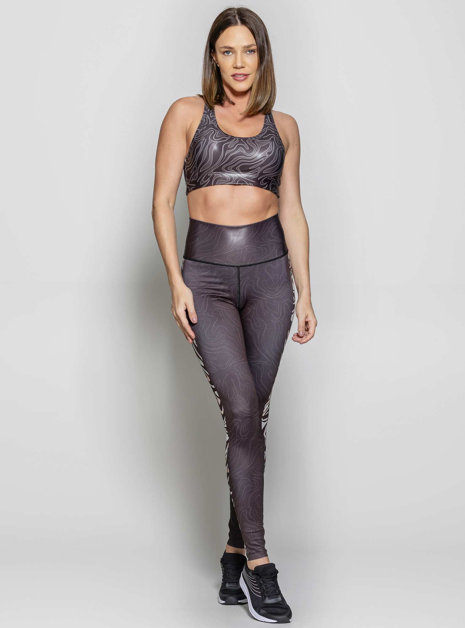 Legging Reversível Cintura Alta Print Suf 080
