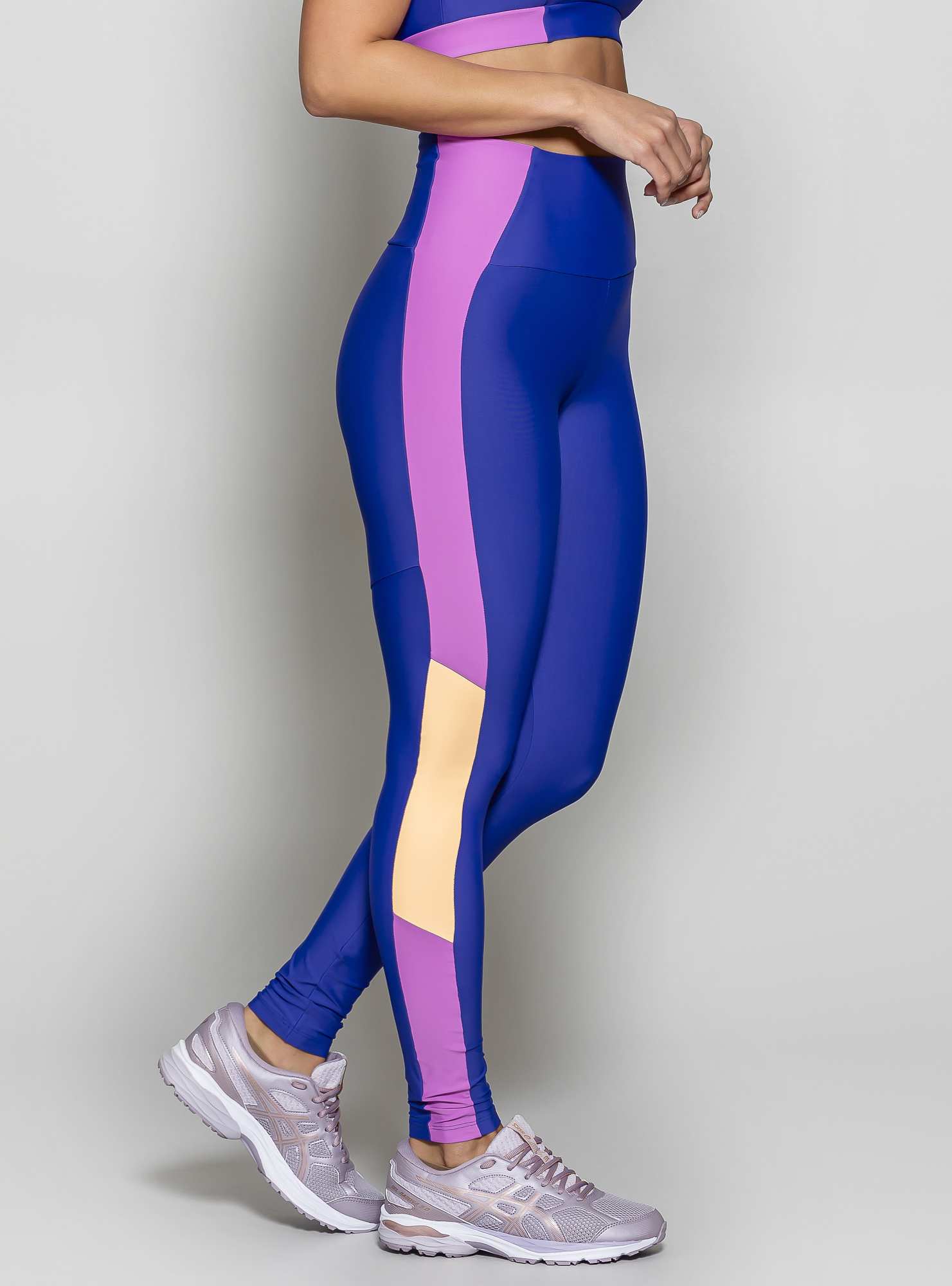 Legging Blocking Go Beyond Azul 28 / Roxo 06