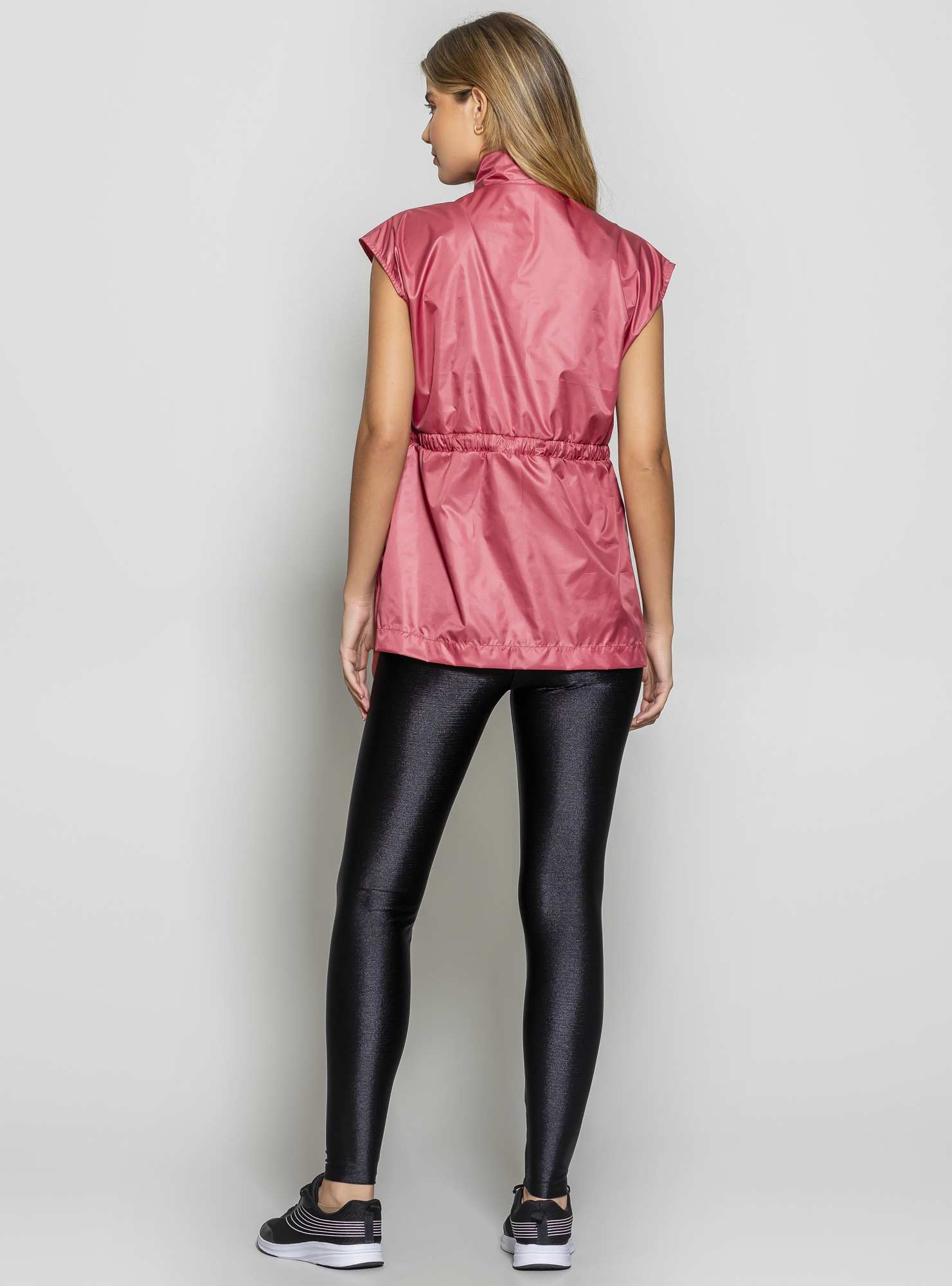 Colete Alongado Utility Rosa 24
