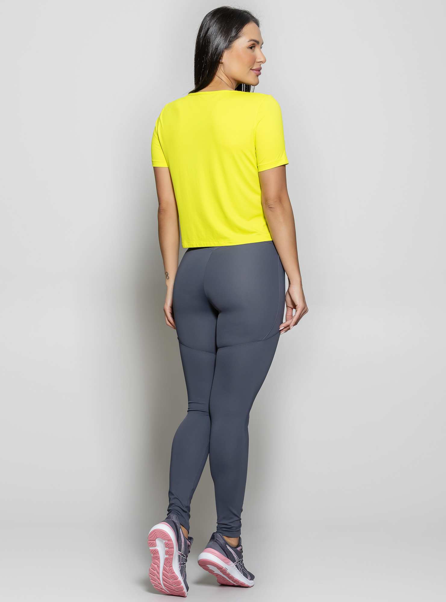 Blusa Boxy Ultracool Fit Amarelo 04 / Preto