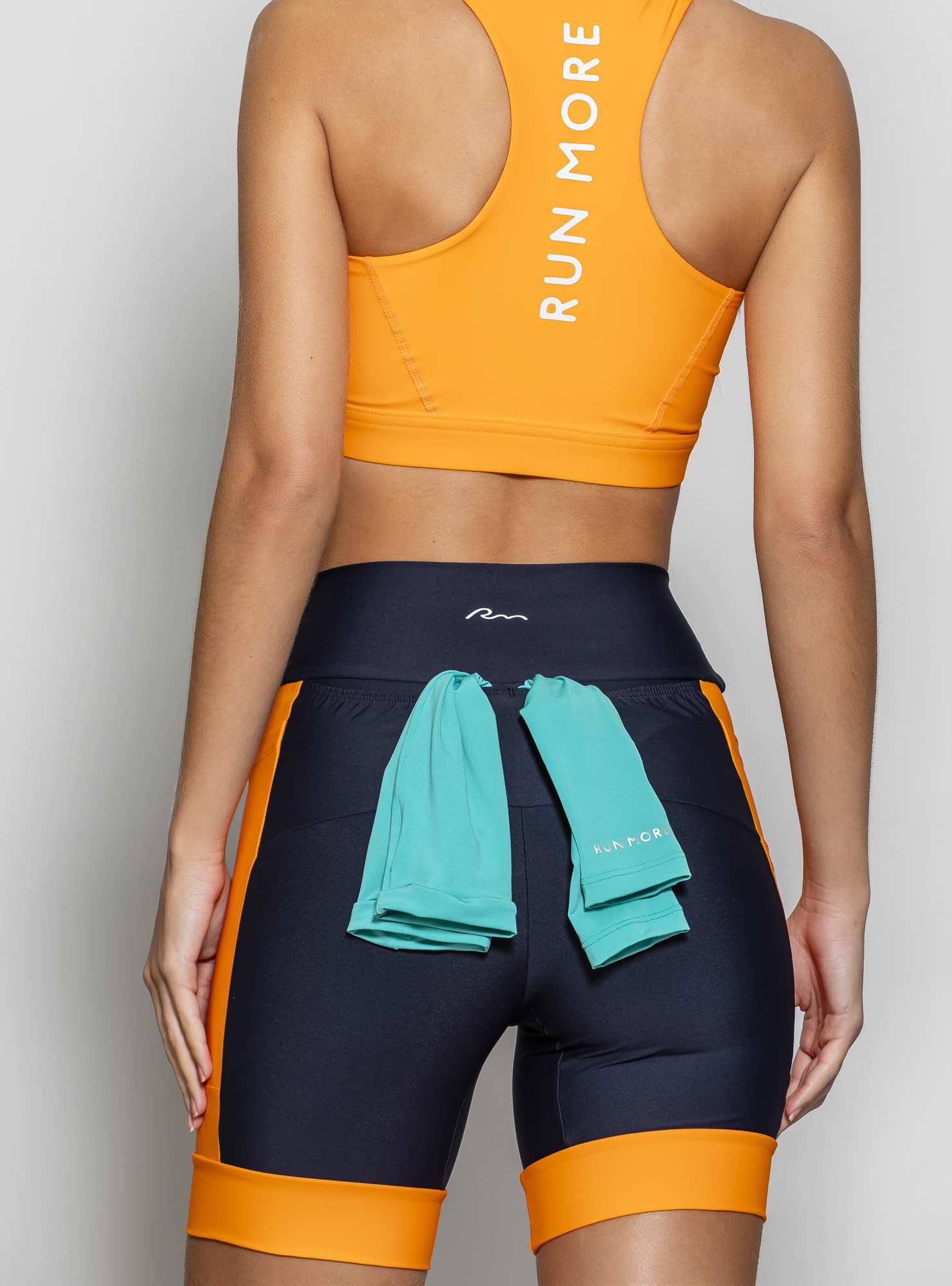 Bermuda 6 Bolsos Power Pace Preto / Laranja 21