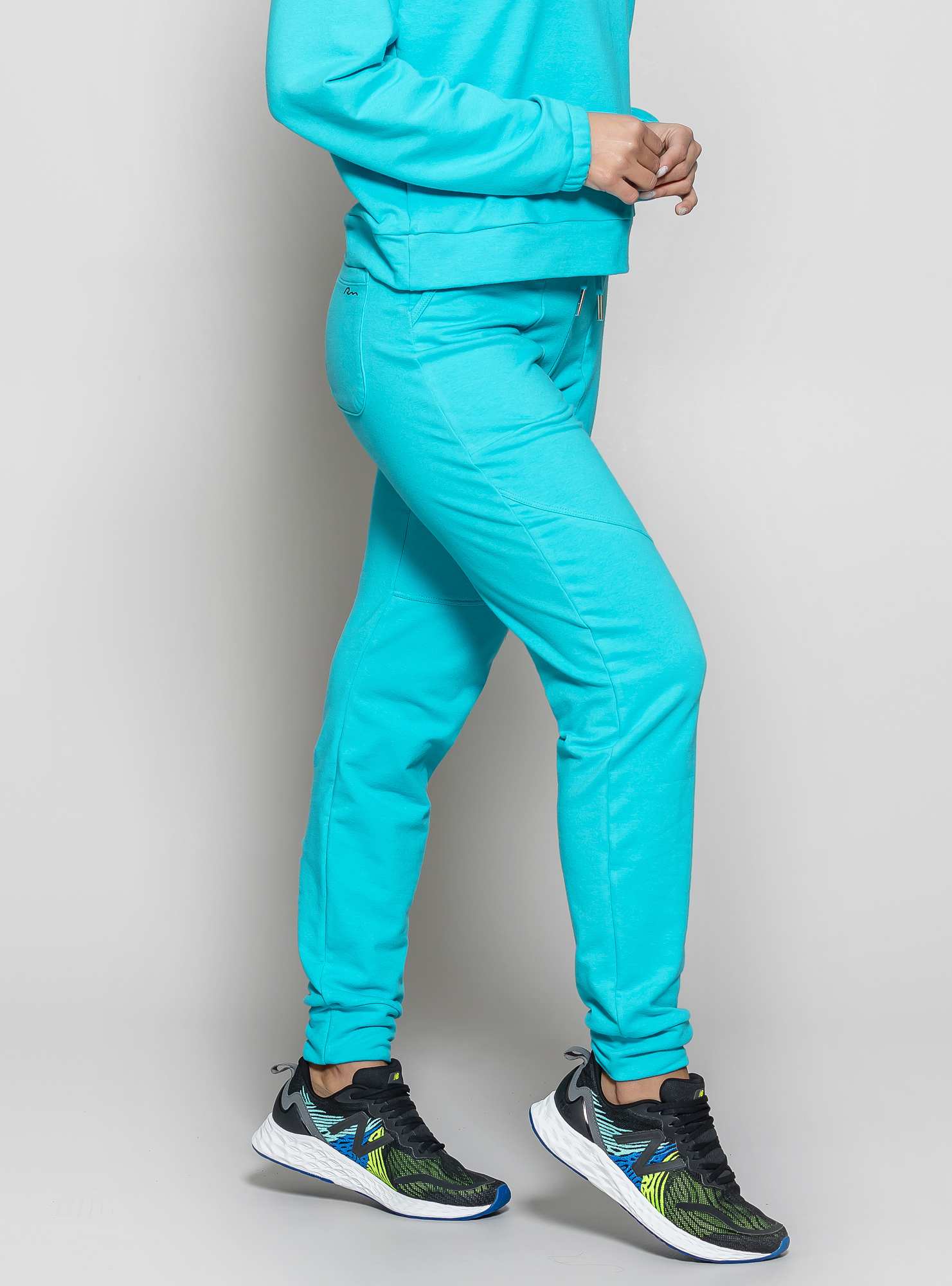Calça Jogger de Moletinho Azul 05