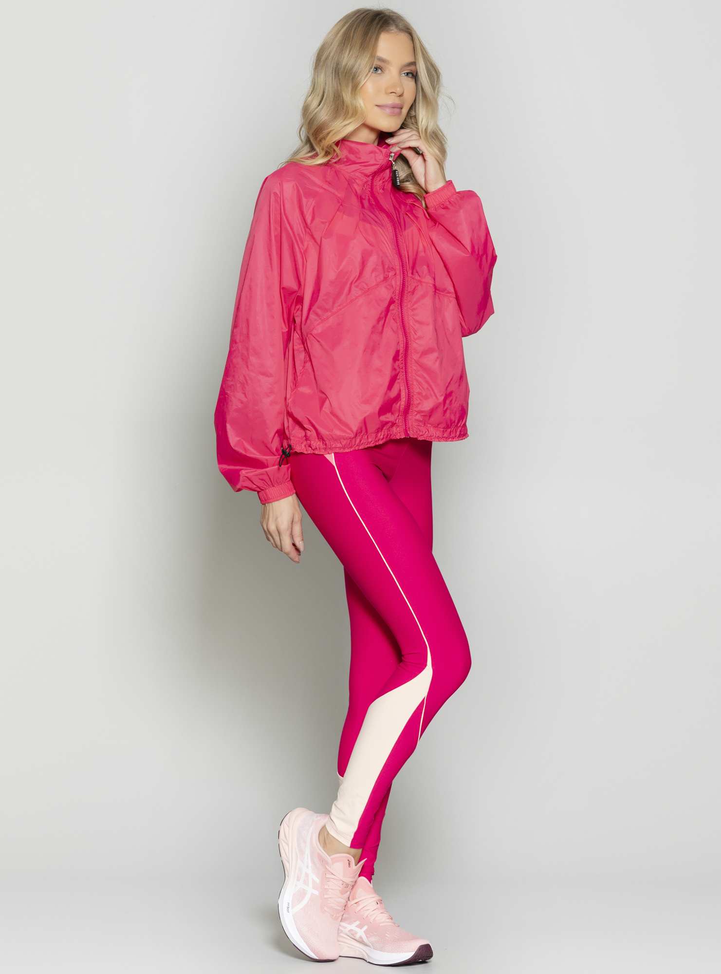 Jaqueta Corta-Vento Utility Rosa 01
