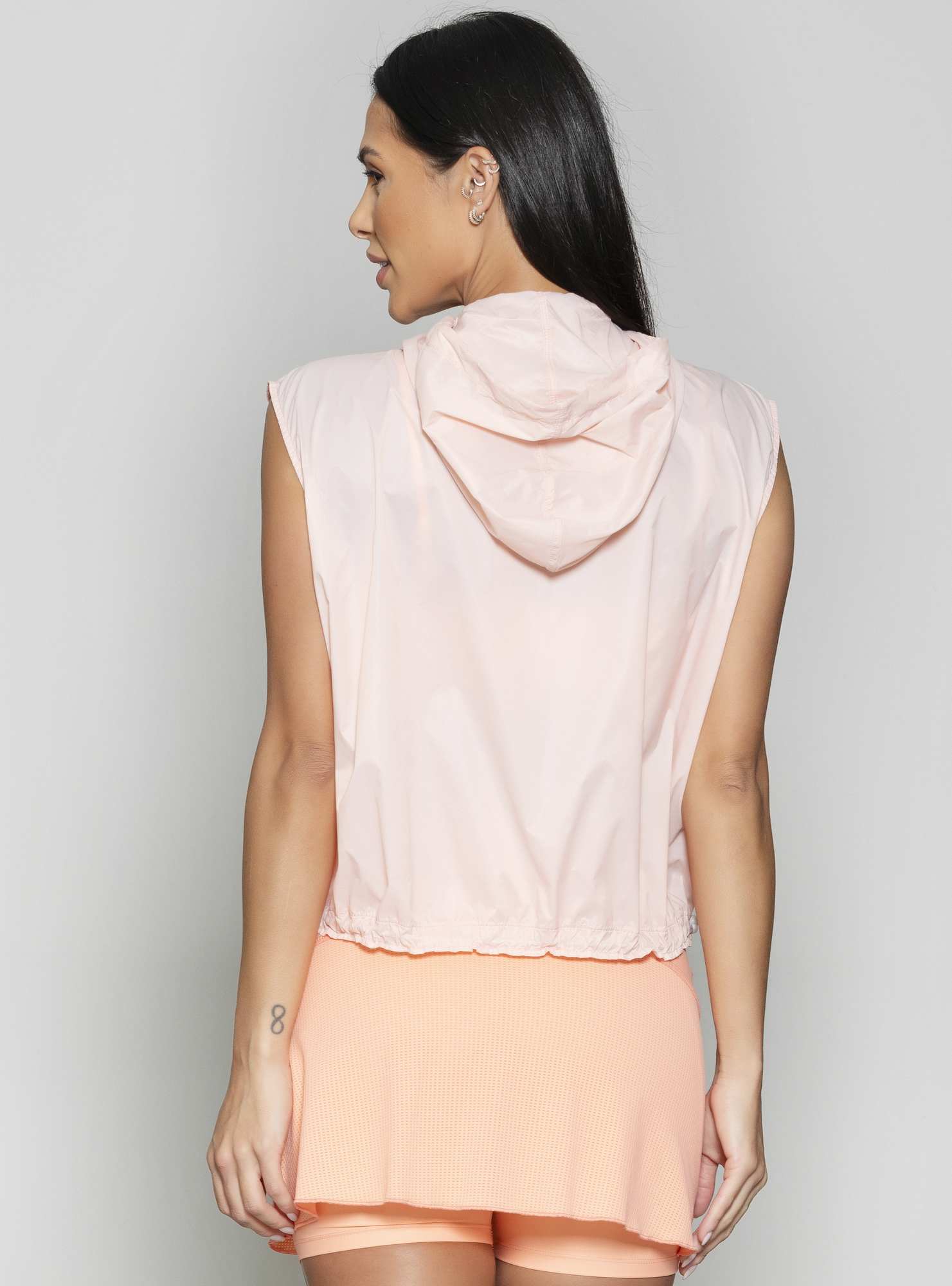 Colete Com Capuz Utility Rosa 10