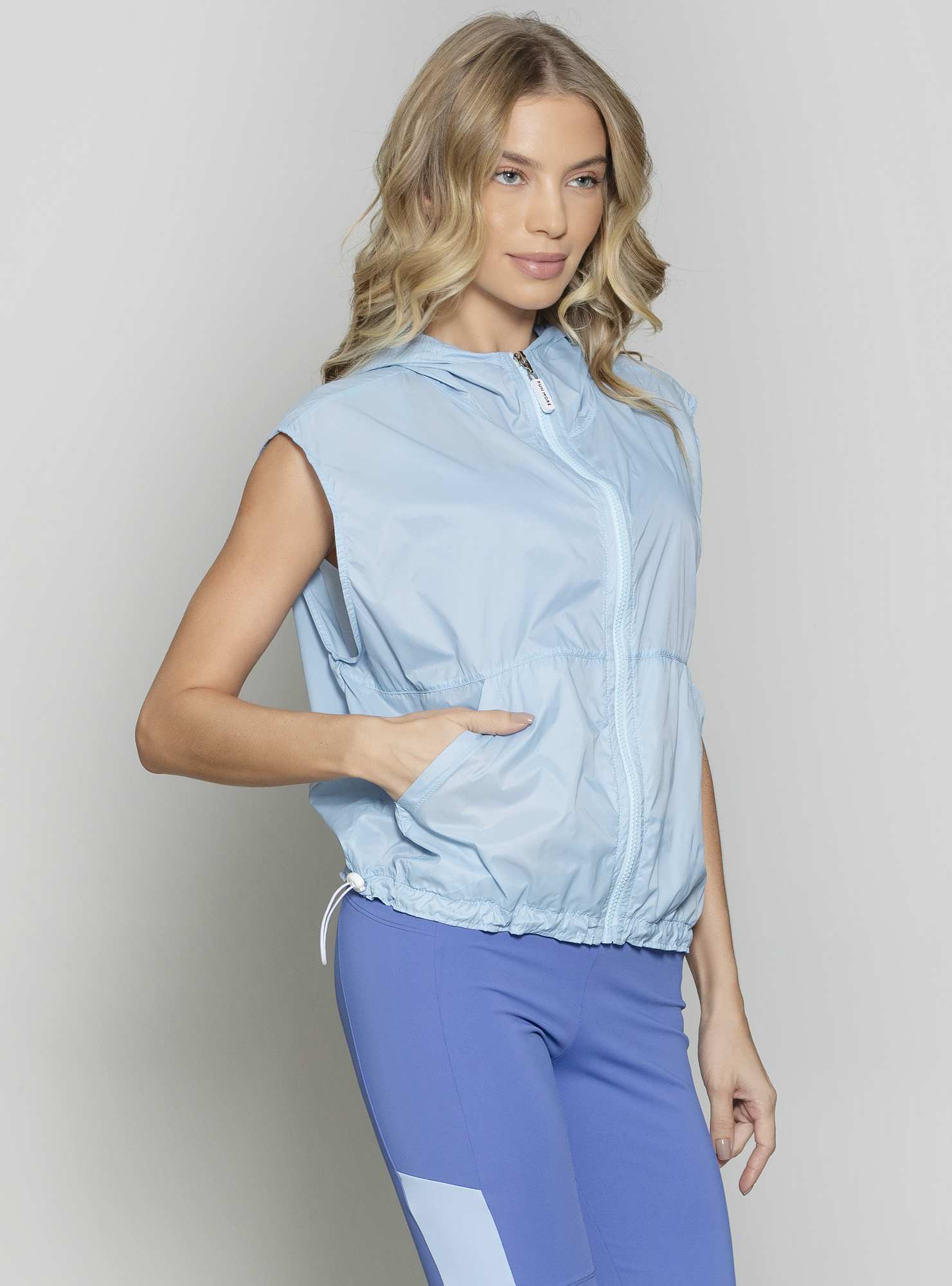 Colete Com Capuz Utility Azul 17
