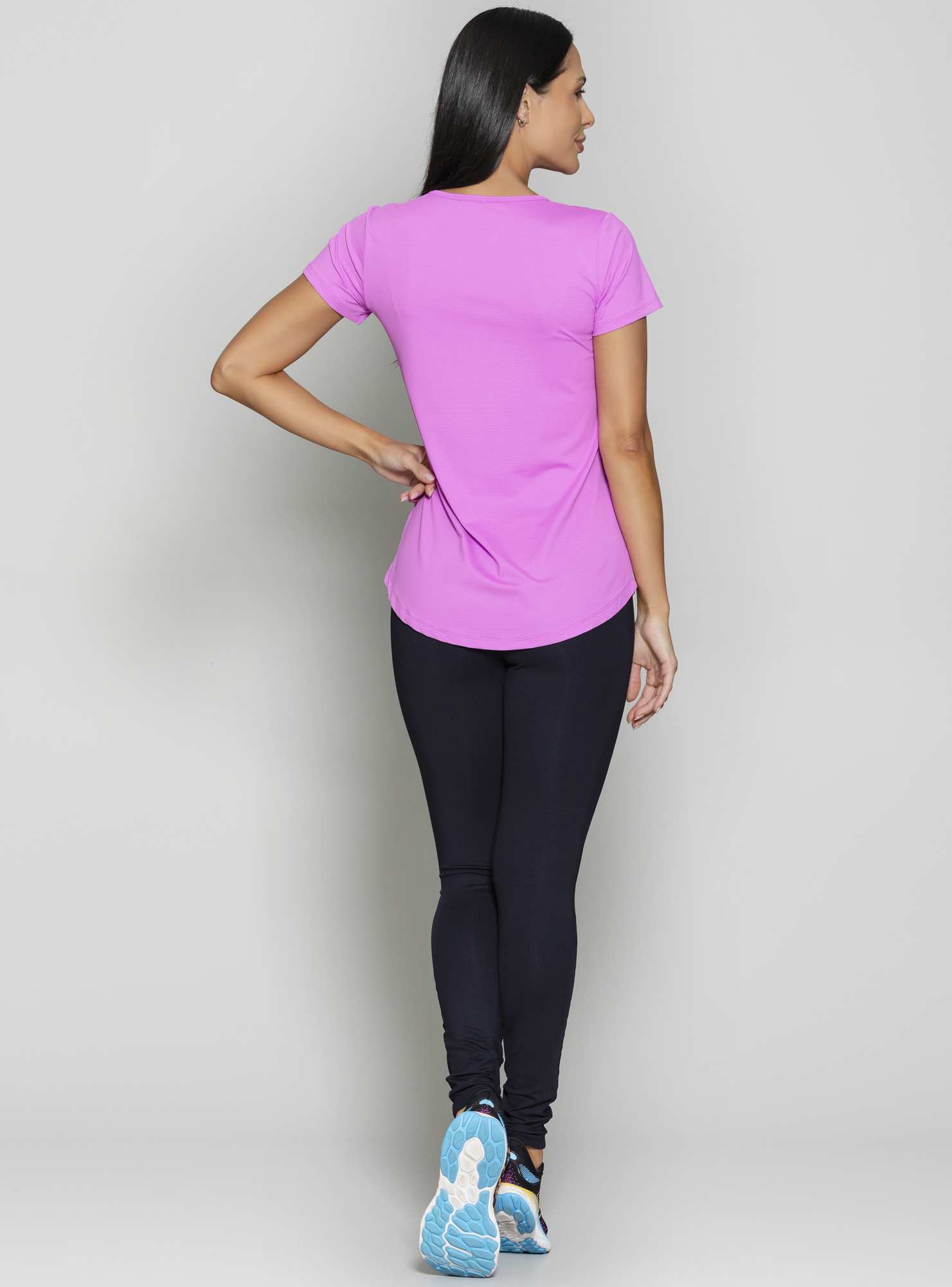 Blusa Alongada Essencial Roxo 06