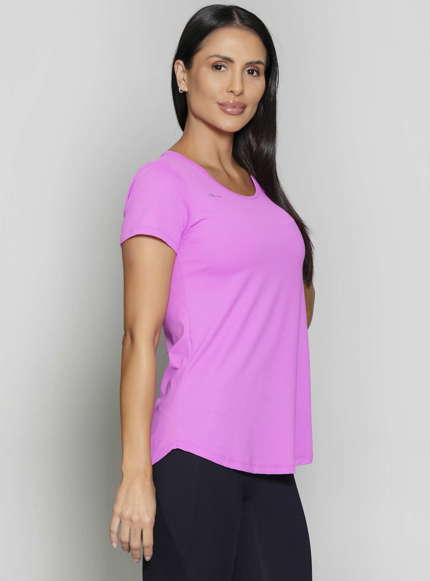 Blusa Alongada Essencial Roxo 06
