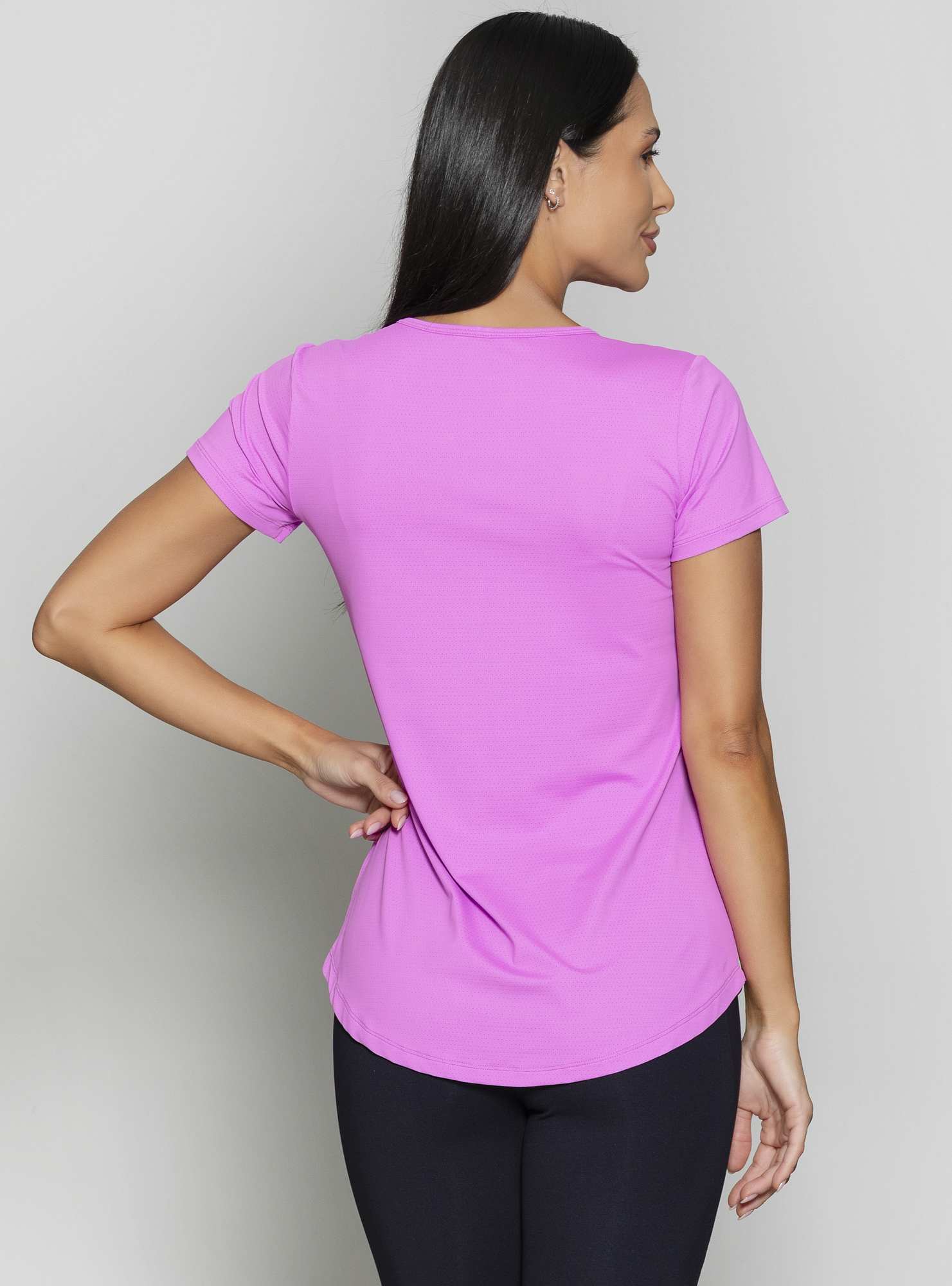 Blusa Alongada Essencial Roxo 06