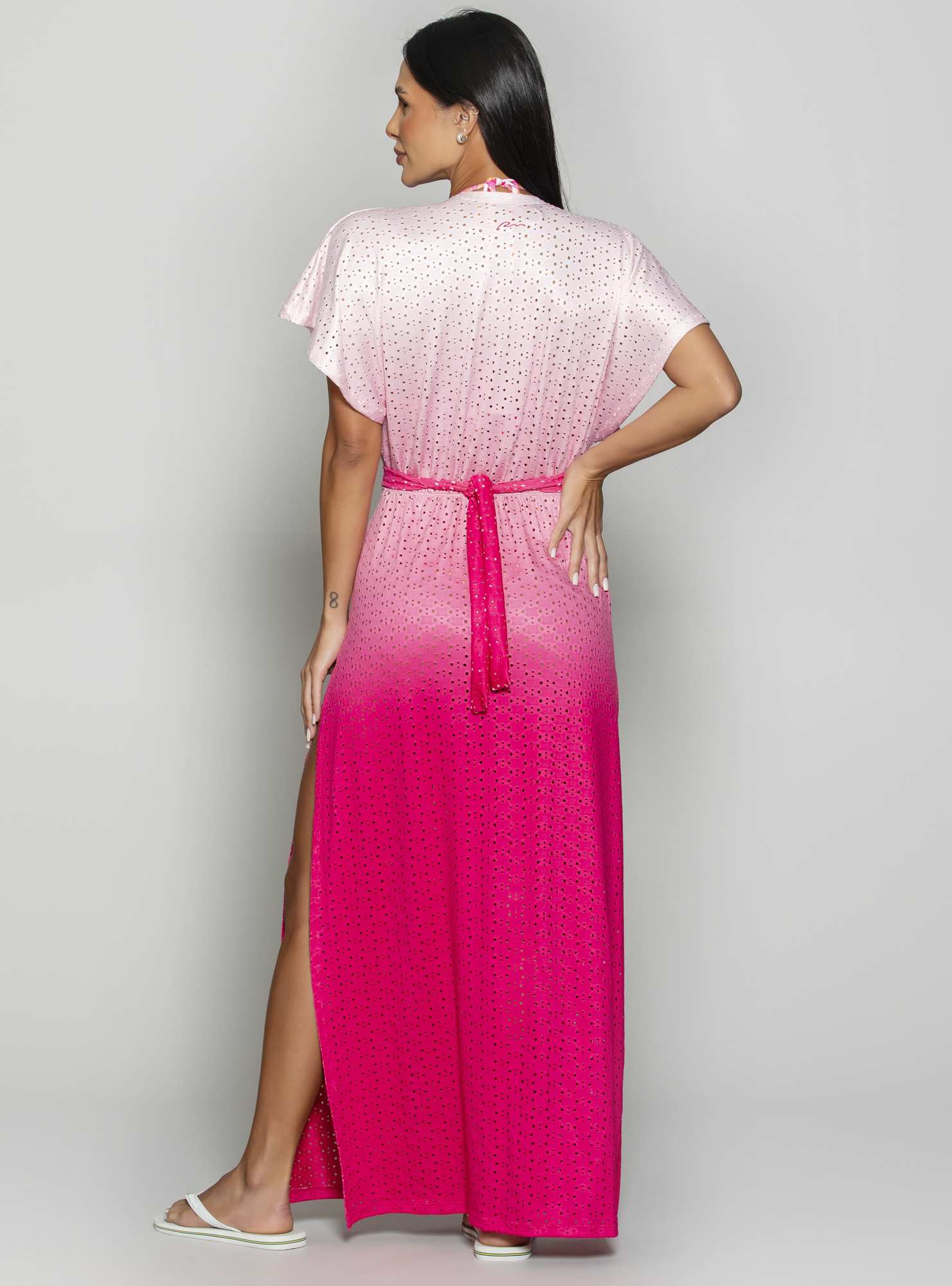Kaftan Longo Estampado Su 111