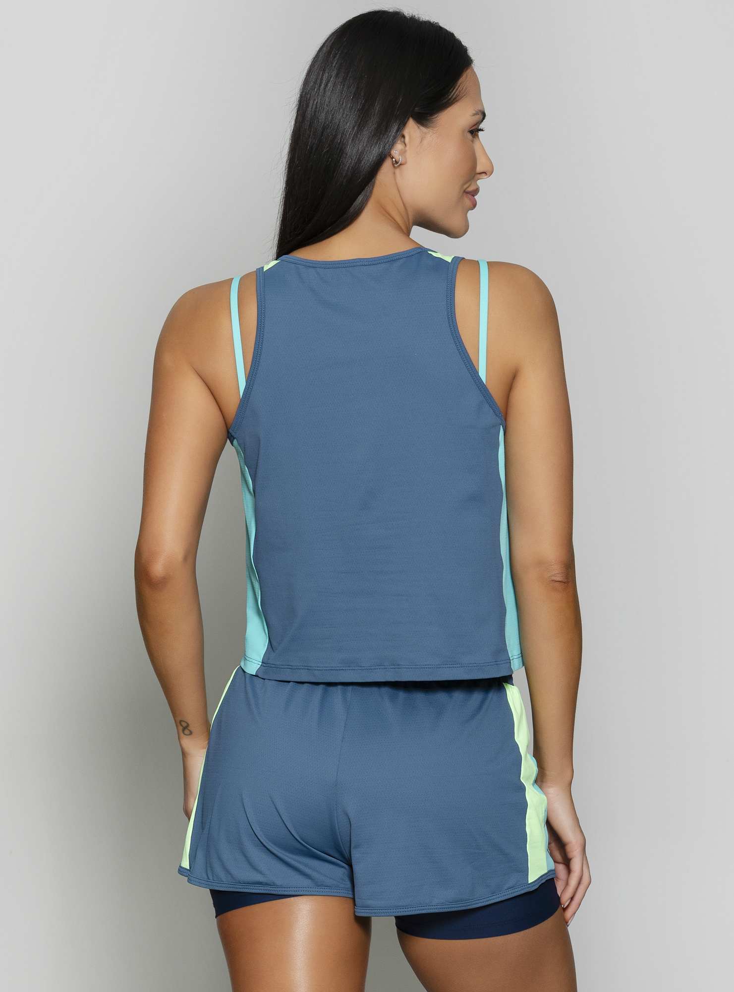 Regata Boxy Fly Azul 27 / Verde 14
