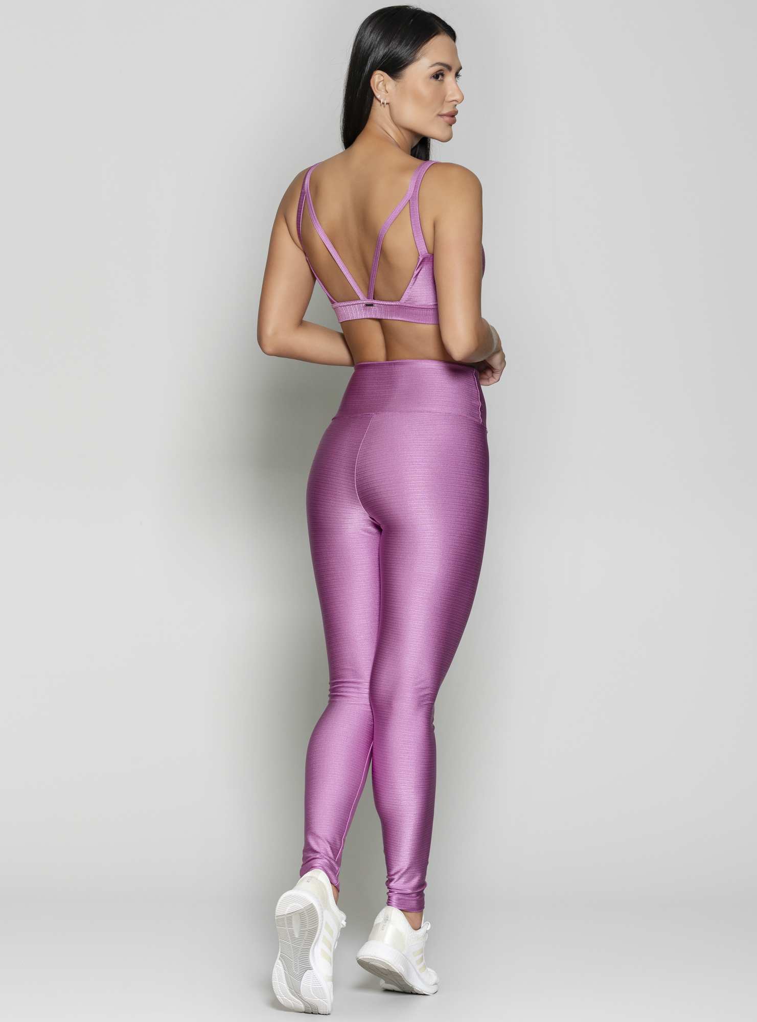 Top Com Alças Shine Roxo 25