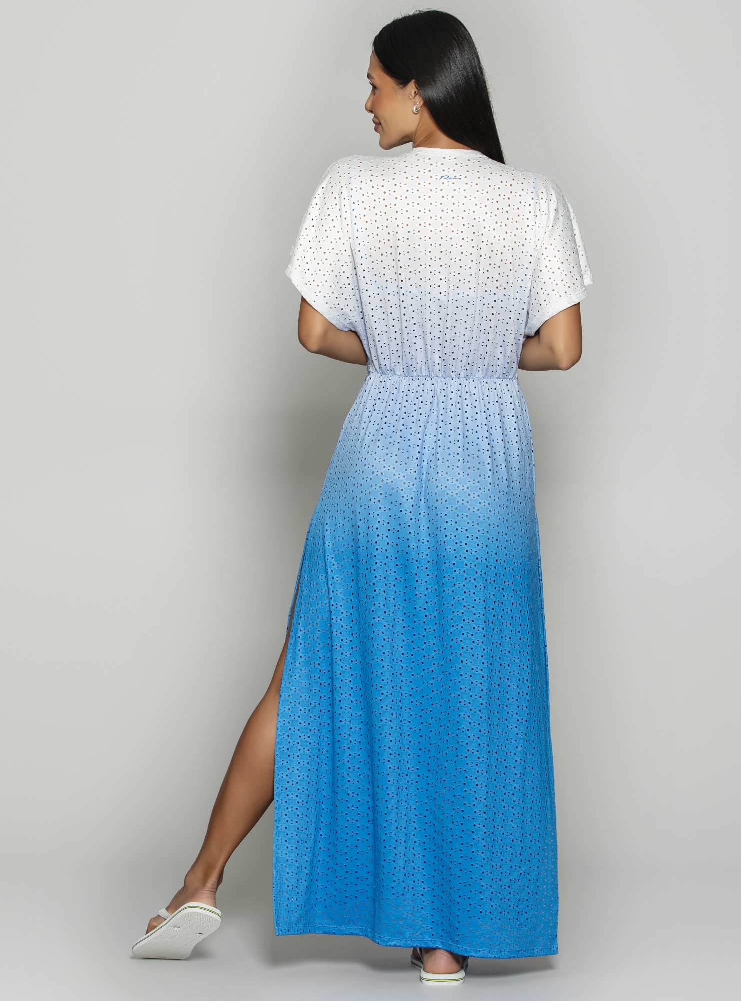 Kaftan Longo Estampado Su 112