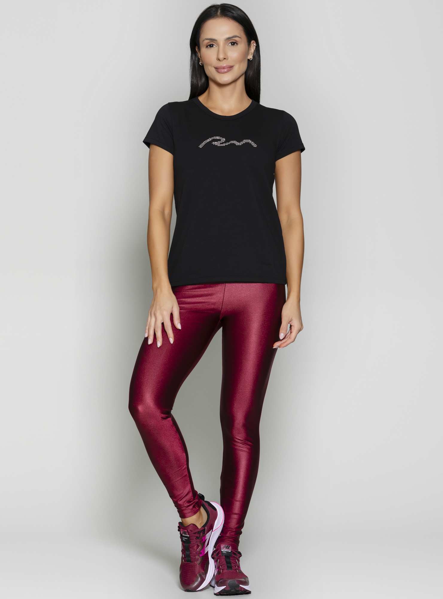 T-Shirt Athleisure Preto